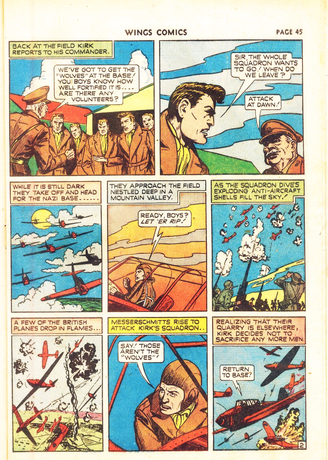 Read online Wings Comics comic -  Issue #11 - 47