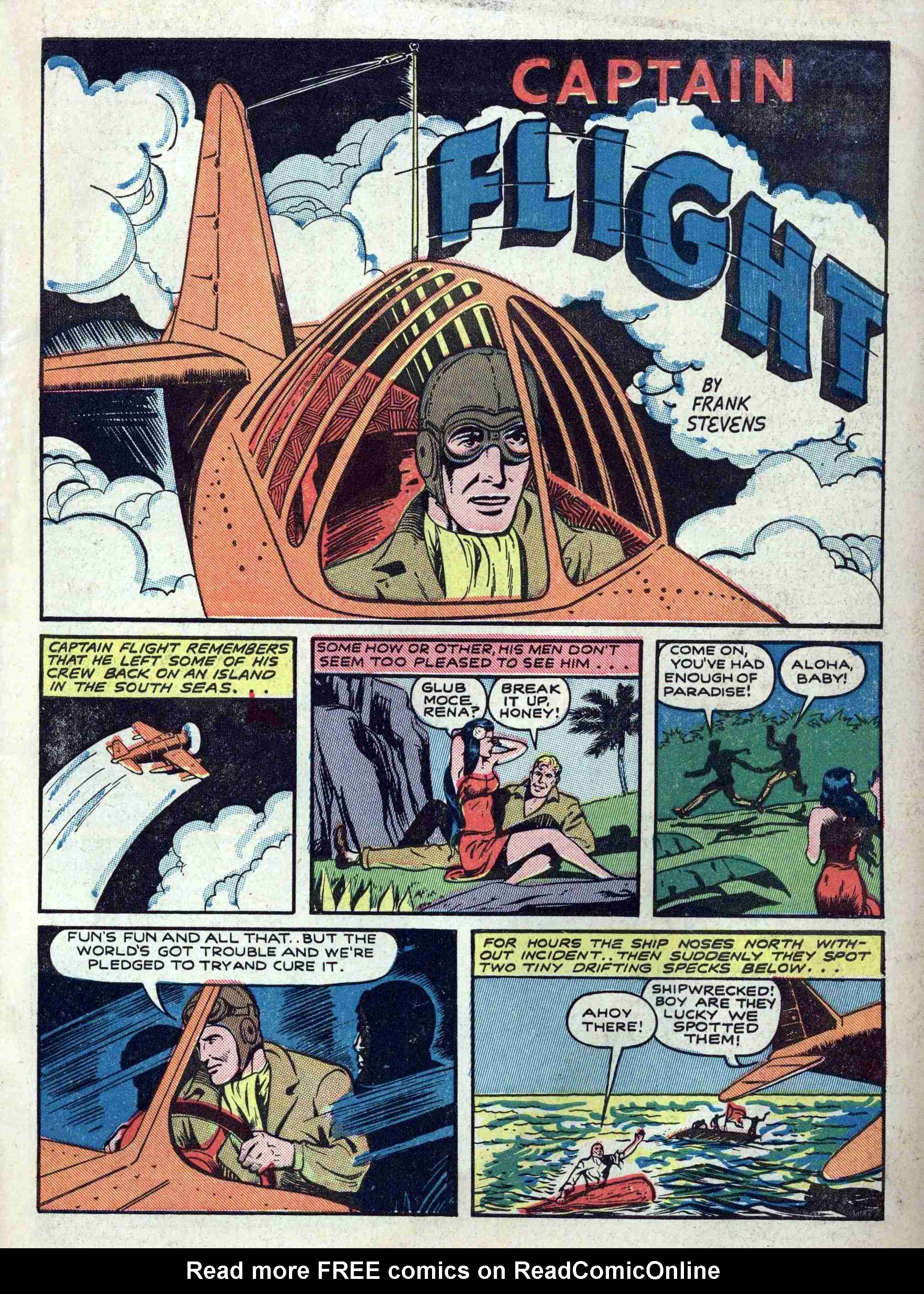 Read online Captain Flight Comics comic -  Issue #4 - 3
