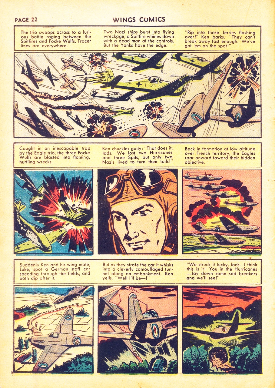 Read online Wings Comics comic -  Issue #28 - 25