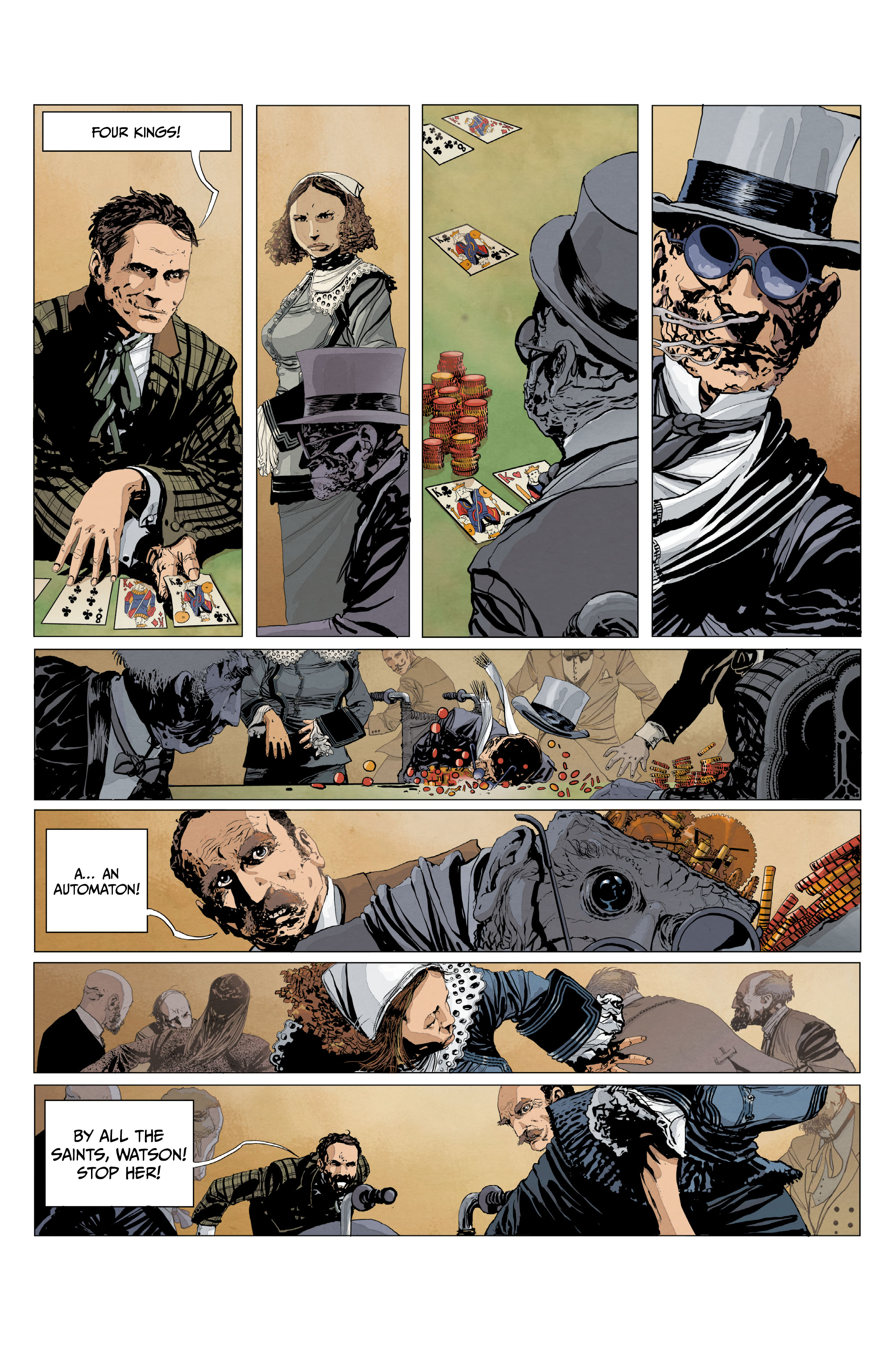 Read online M.O.R.I.A.R.T.Y : The Clockwork Empire comic -  Issue #1 - 14