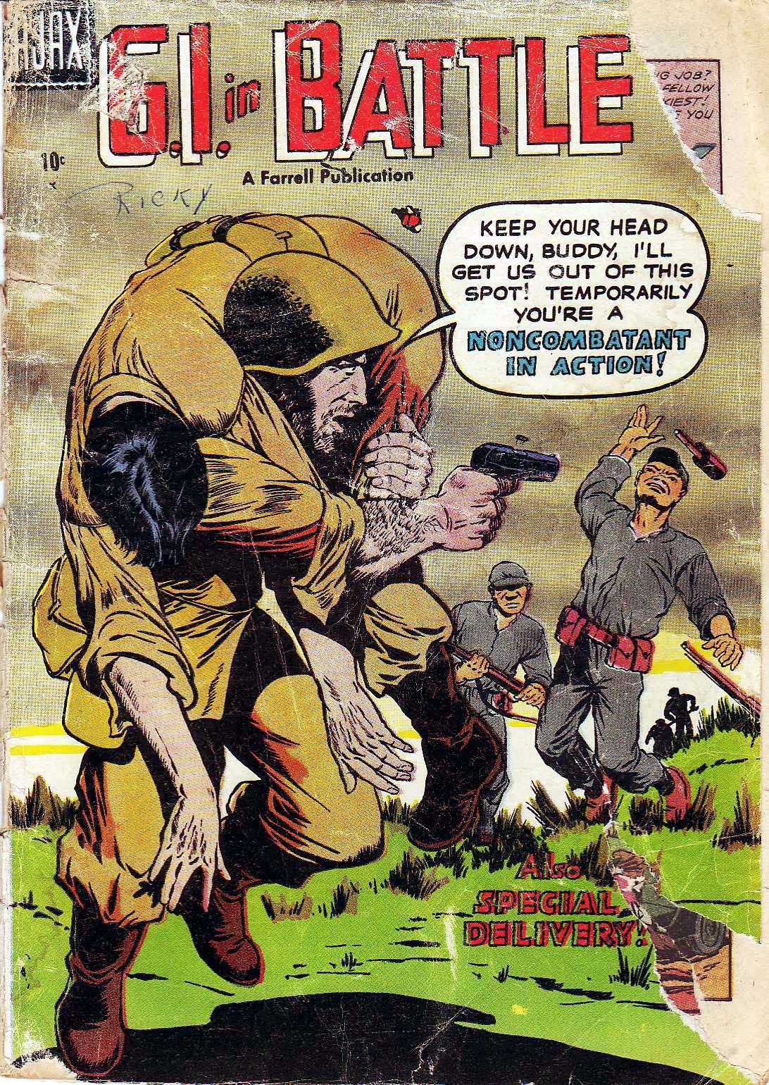 Read online G.I. in Battle (1957) comic -  Issue #4 - 1