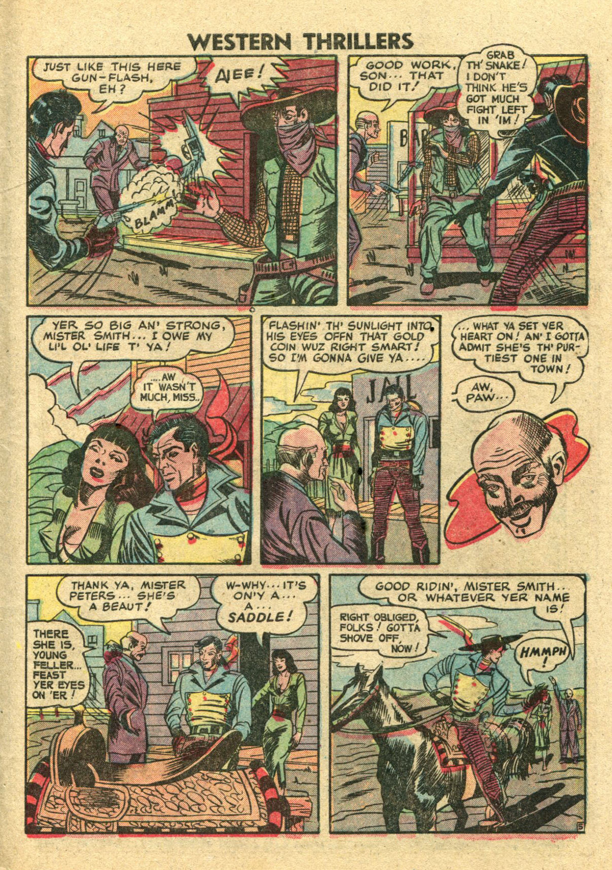 Read online Western Thrillers (1948) comic -  Issue #4 - 29