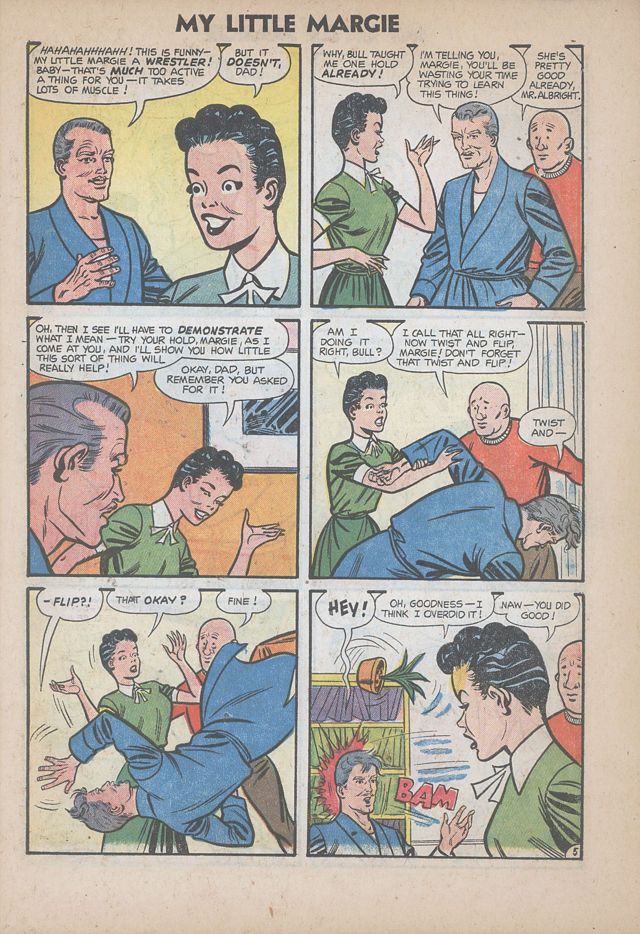 Read online My Little Margie (1954) comic -  Issue #3 - 7