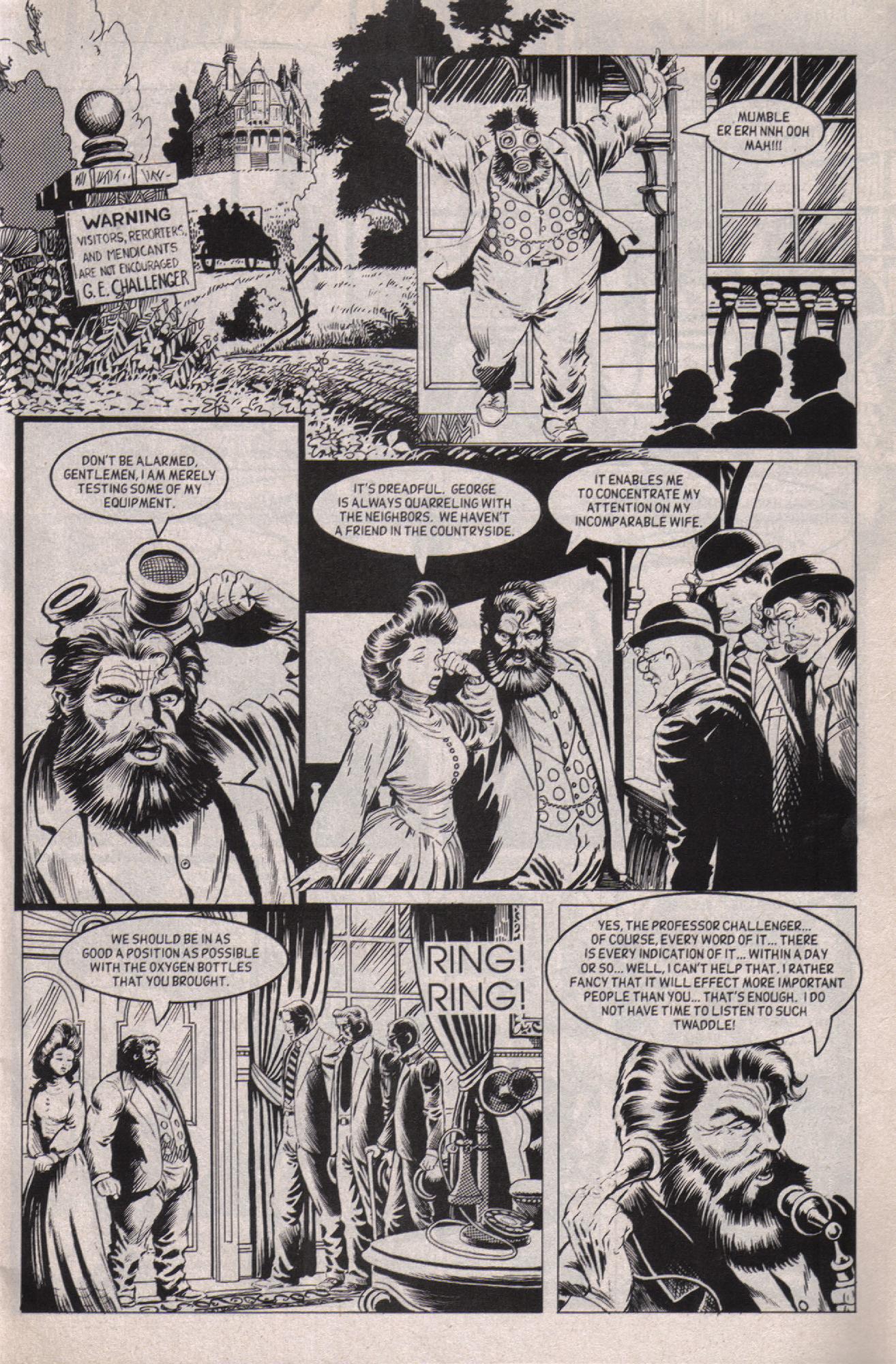 Read online Professor Challenger: The Poison Belt comic -  Issue # Full - 9