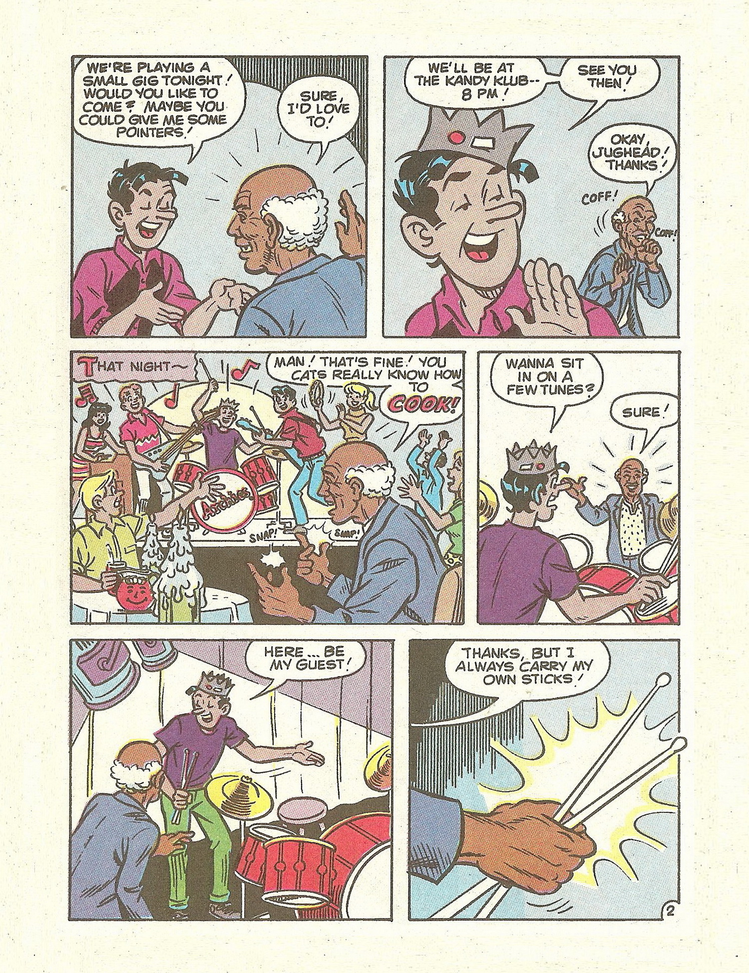 Read online Jughead Jones Comics Digest comic -  Issue #77 - 59