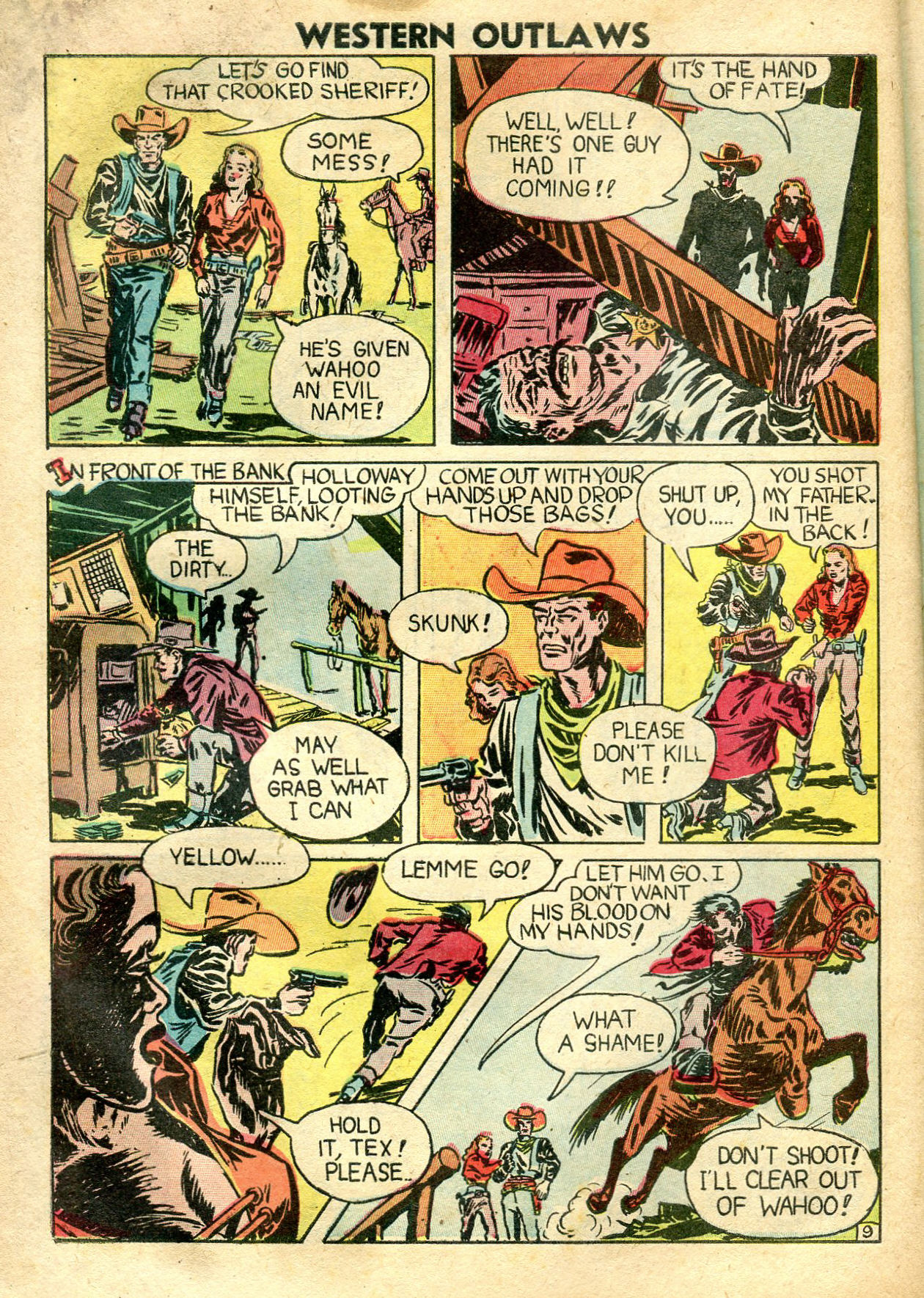 Read online Western Outlaws (1948) comic -  Issue #18 - 33