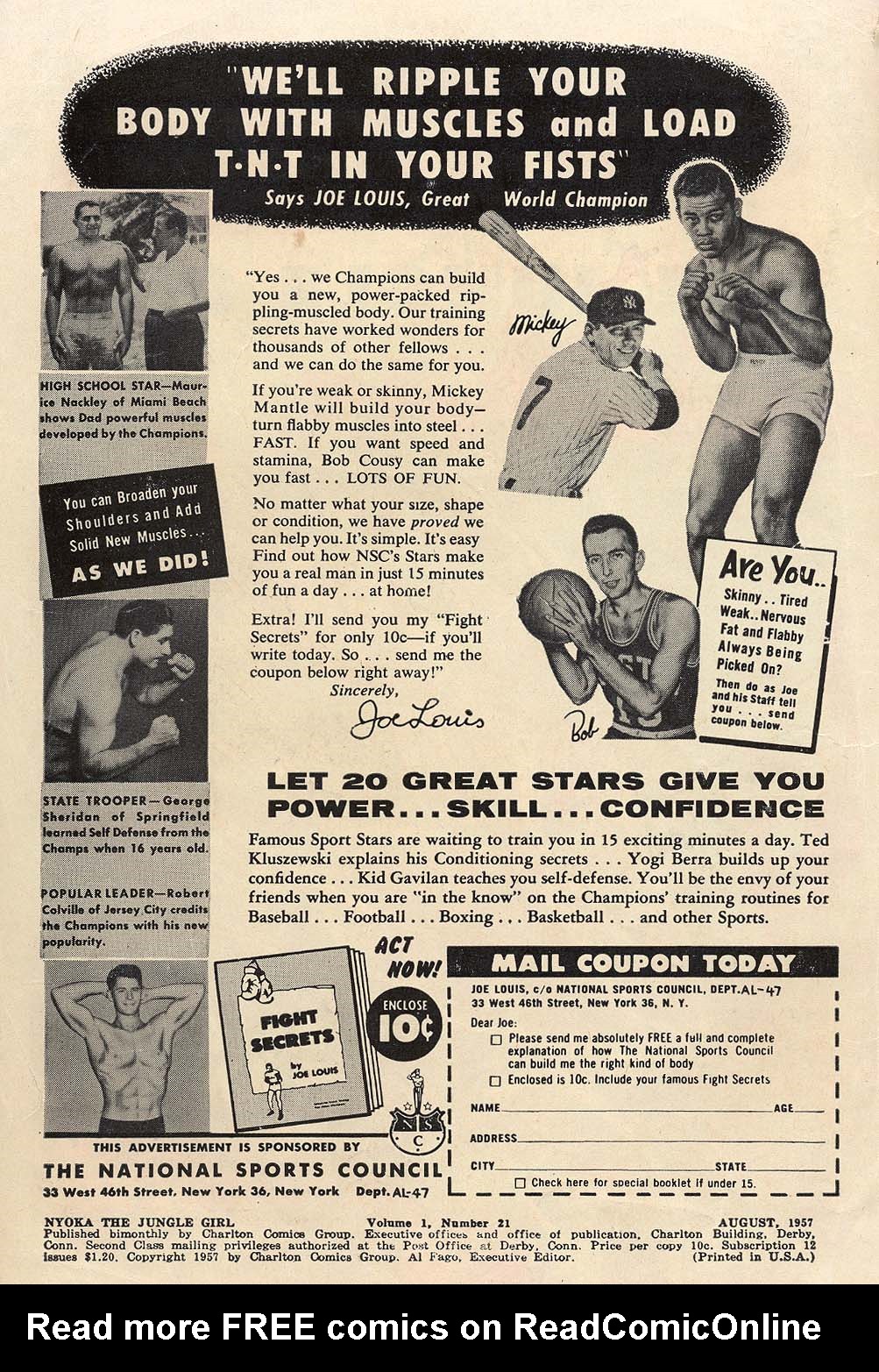 Read online Nyoka the Jungle Girl (1955) comic -  Issue #21 - 2