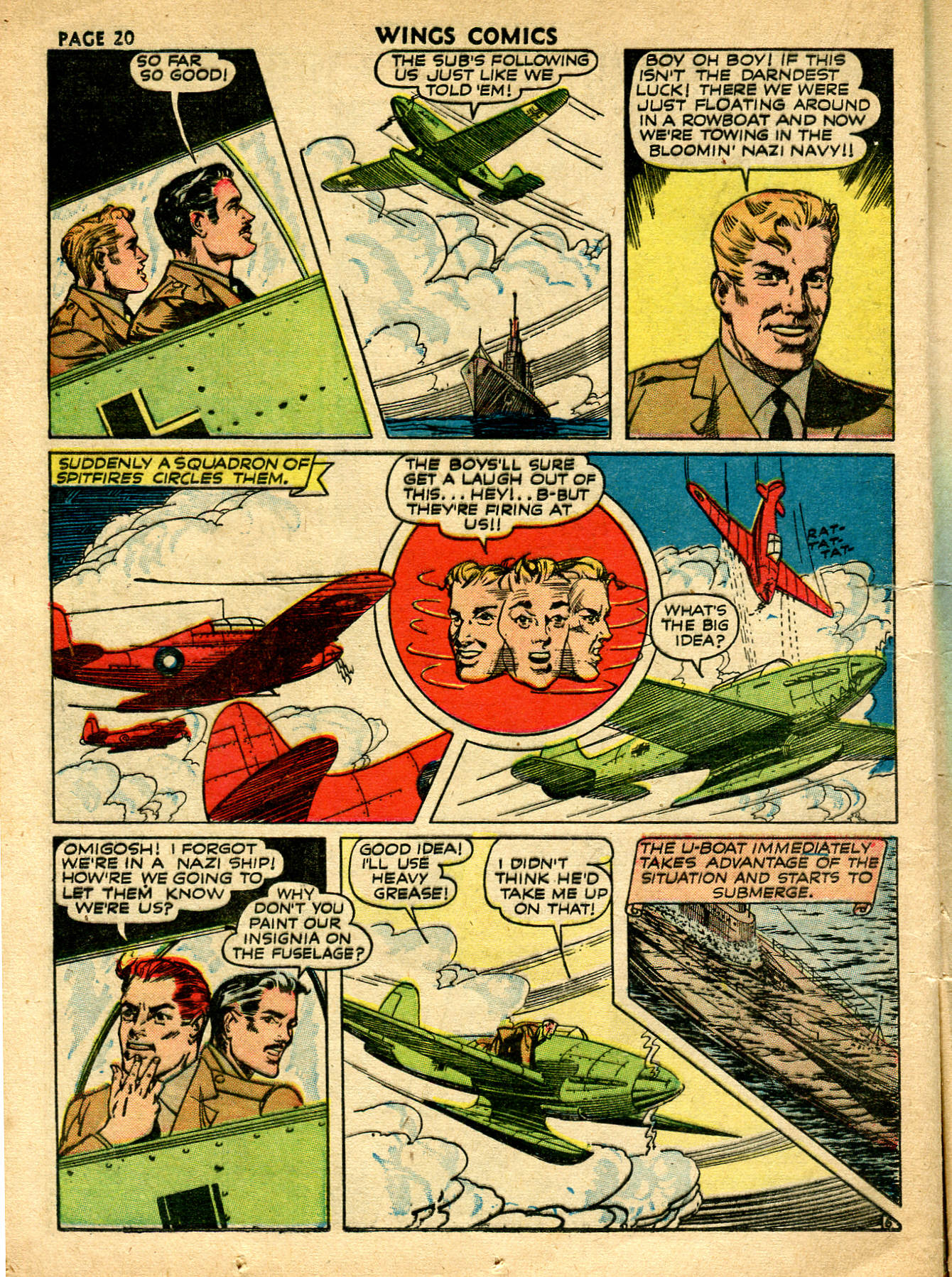Read online Wings Comics comic -  Issue #15 - 22
