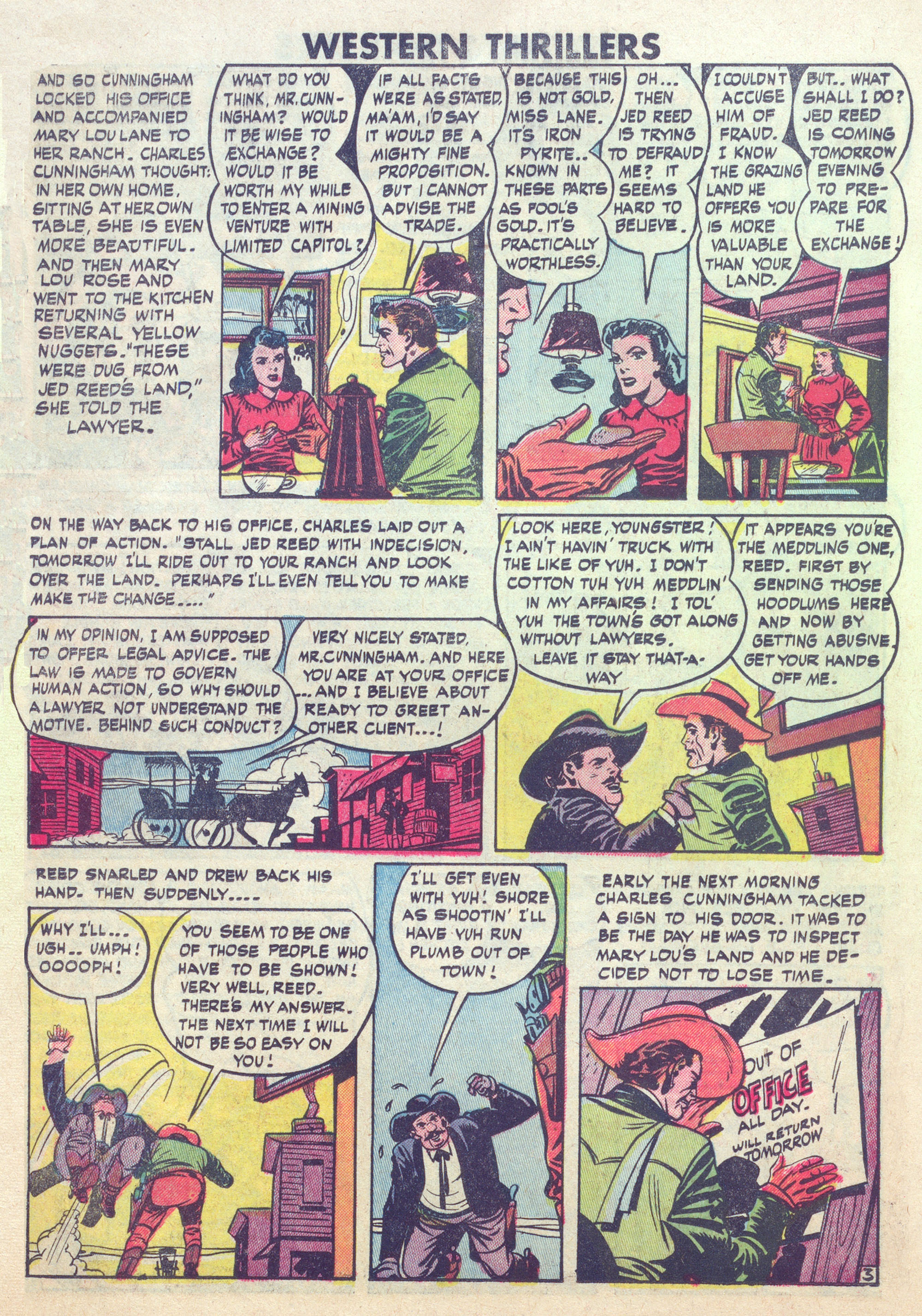 Read online Western Thrillers (1948) comic -  Issue #6 - 26
