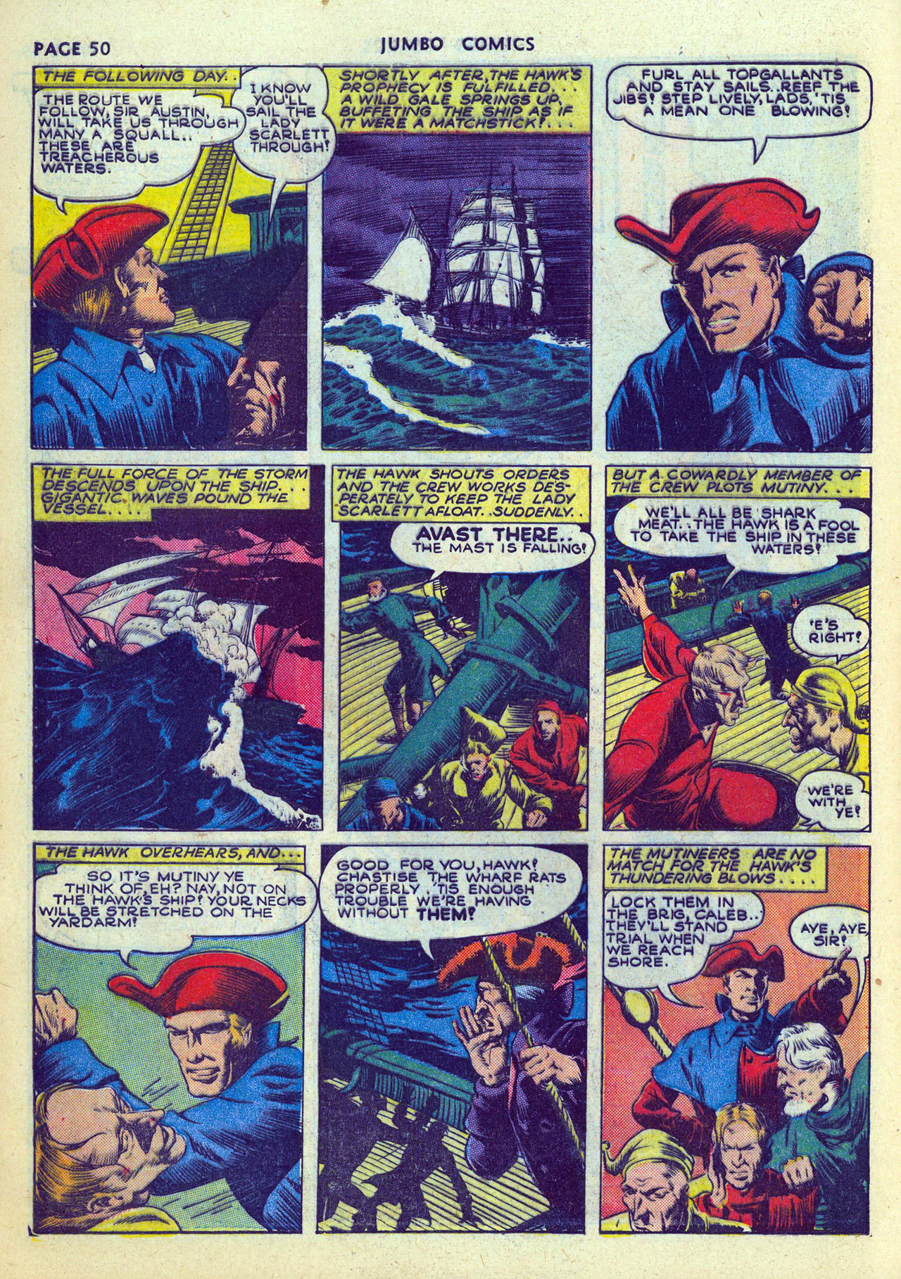 Read online Jumbo Comics comic -  Issue #50 - 52
