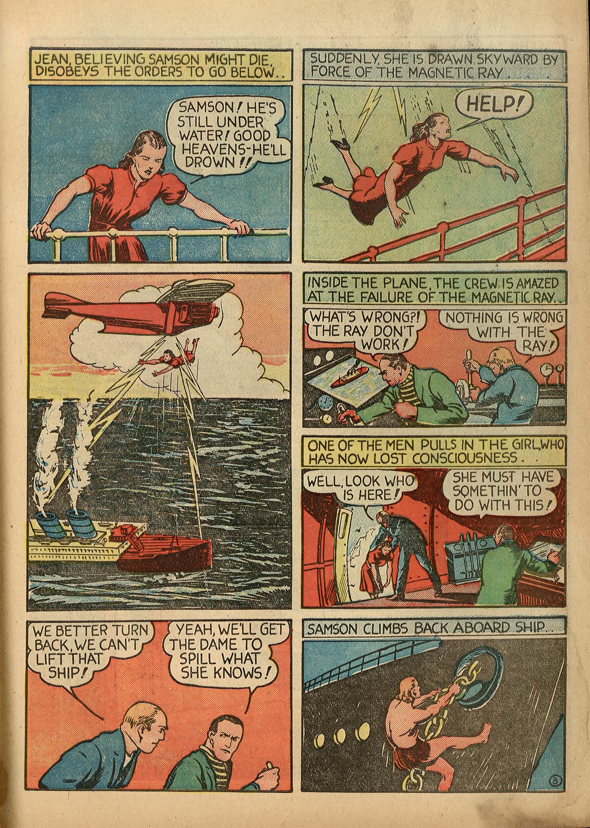 Read online Samson (1940) comic -  Issue #1 - 56