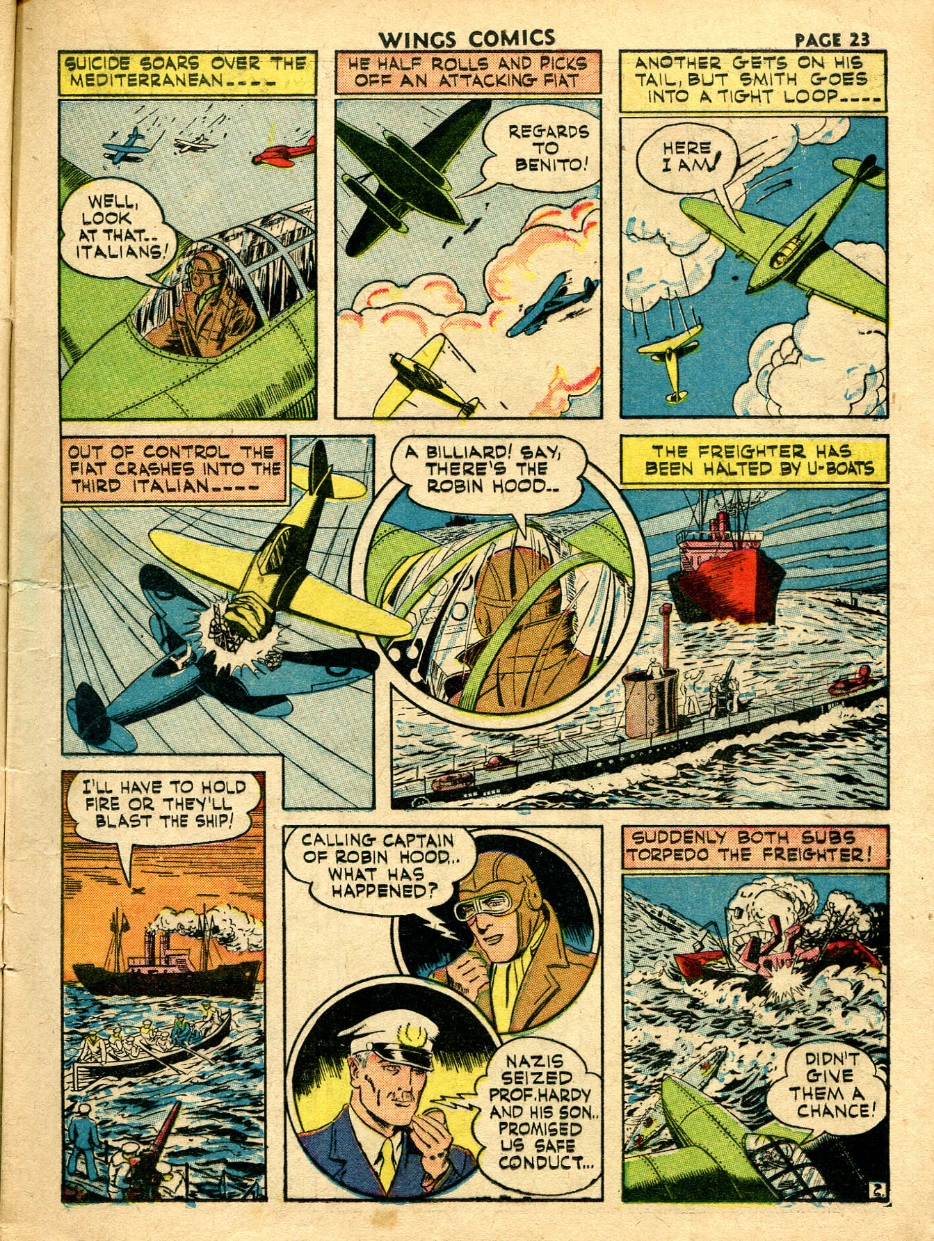 Read online Wings Comics comic -  Issue #15 - 25