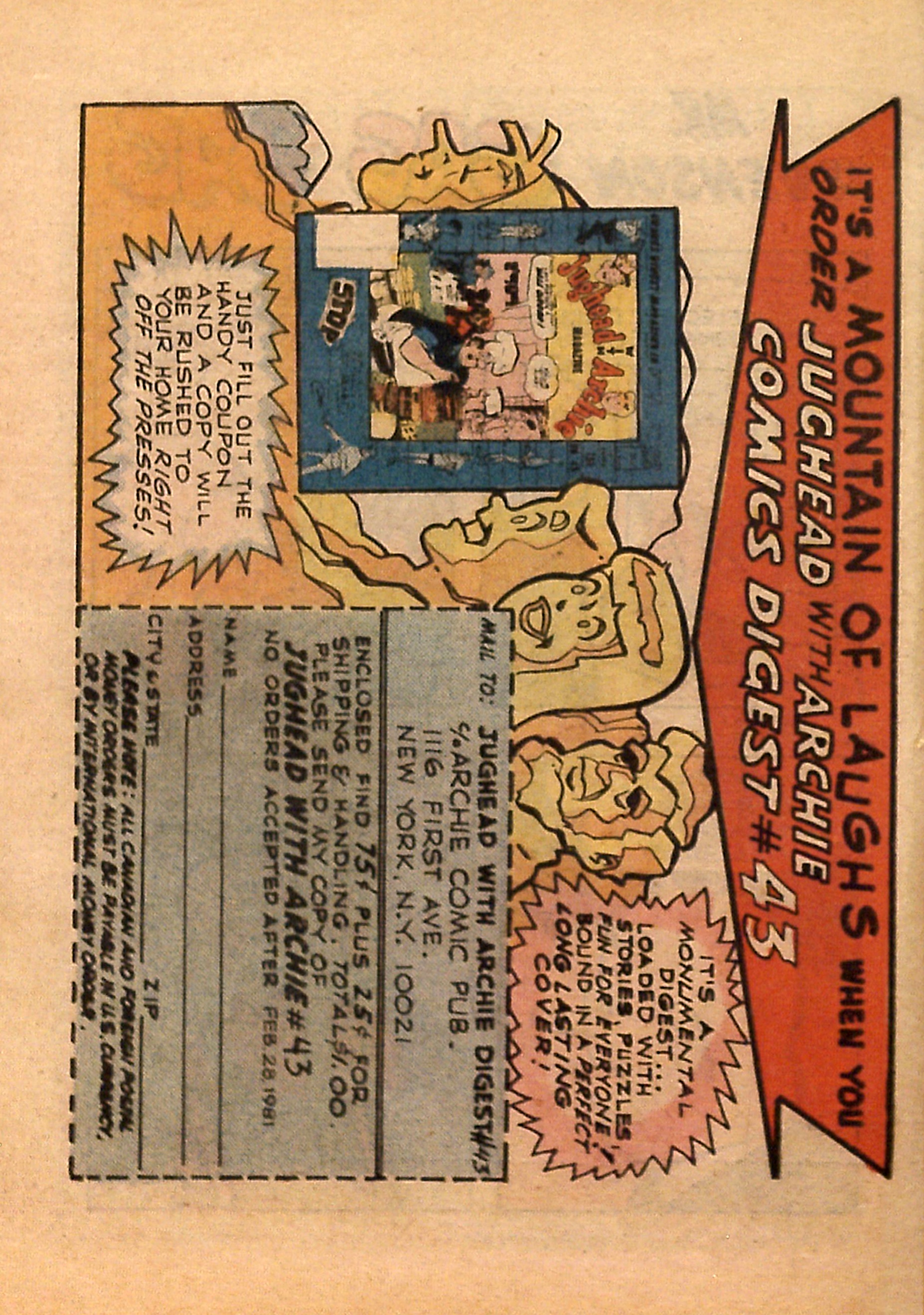 Read online Archie...Archie Andrews, Where Are You? Digest Magazine comic -  Issue #17 - 130