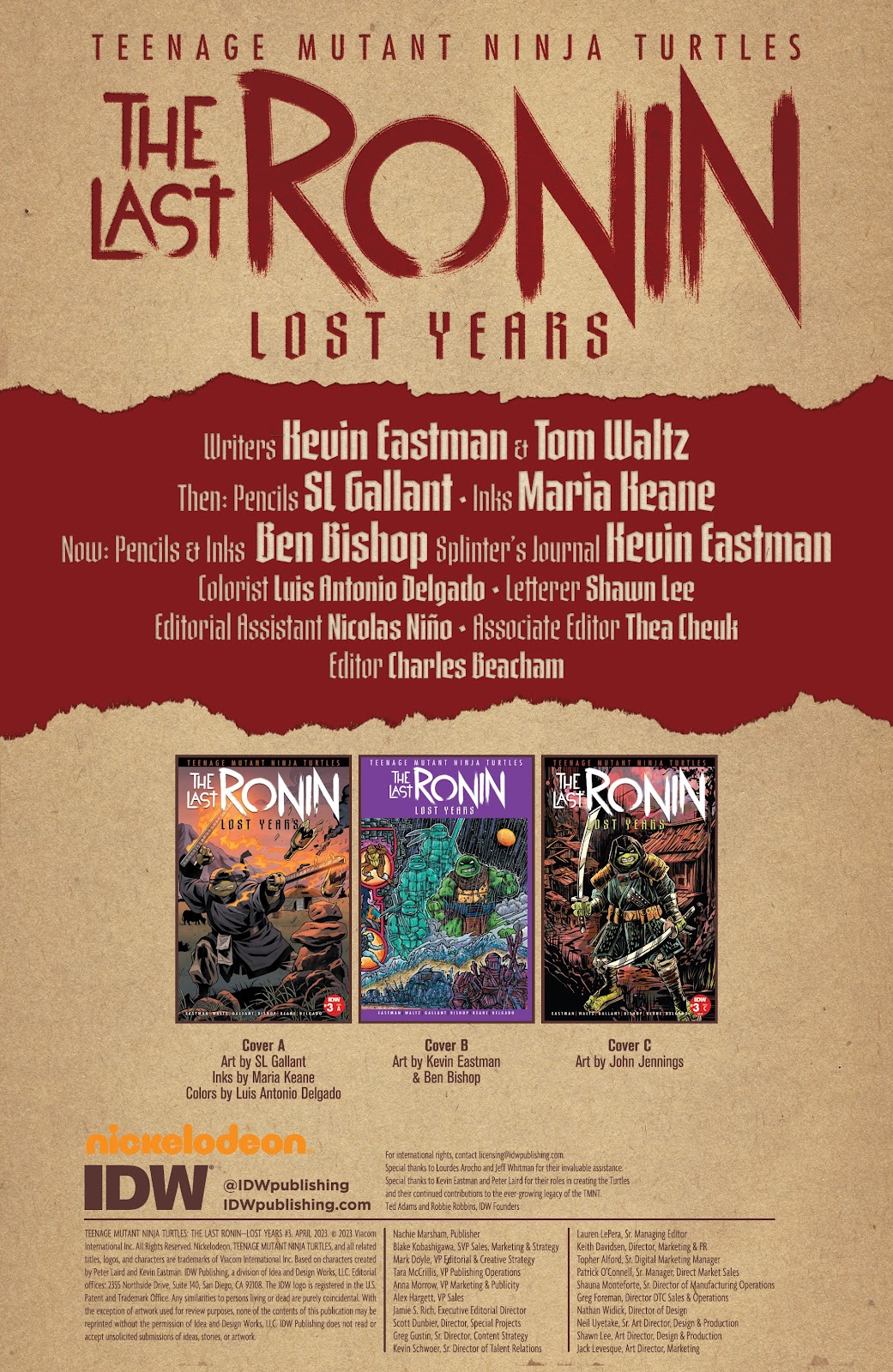 Teenage Mutant Ninja Turtles: The Last Ronin - The Lost Years issue 3 - Page 2