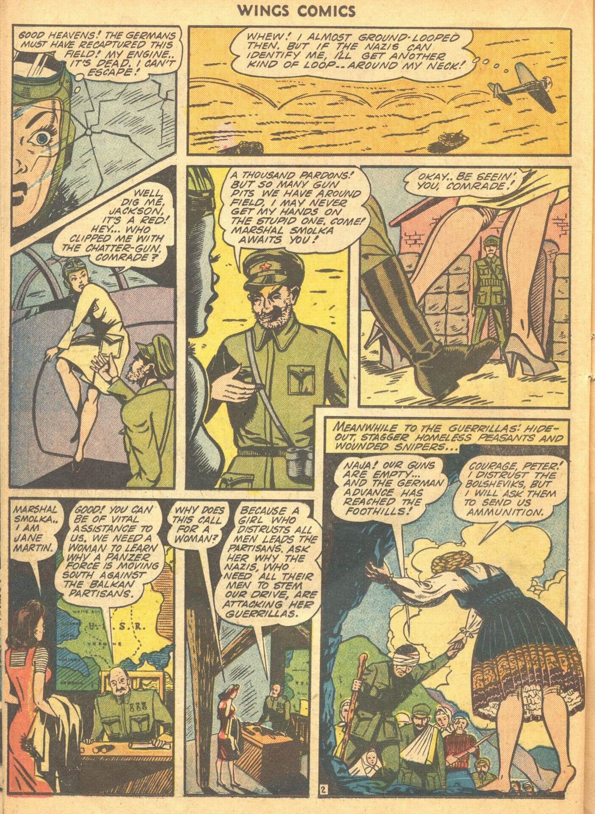 Read online Wings Comics comic -  Issue #35 - 44