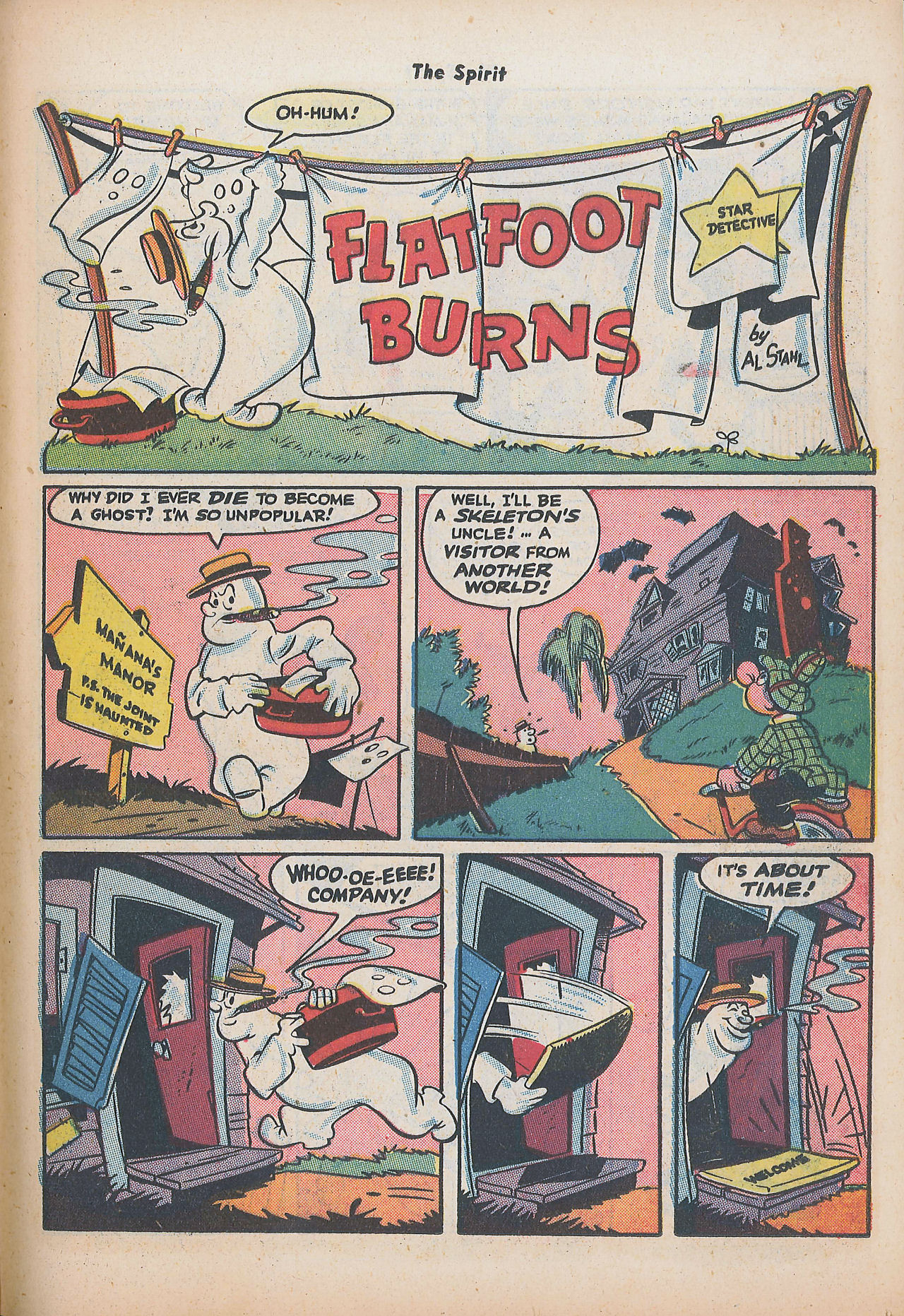Read online The Spirit (1944) comic -  Issue #9 - 35