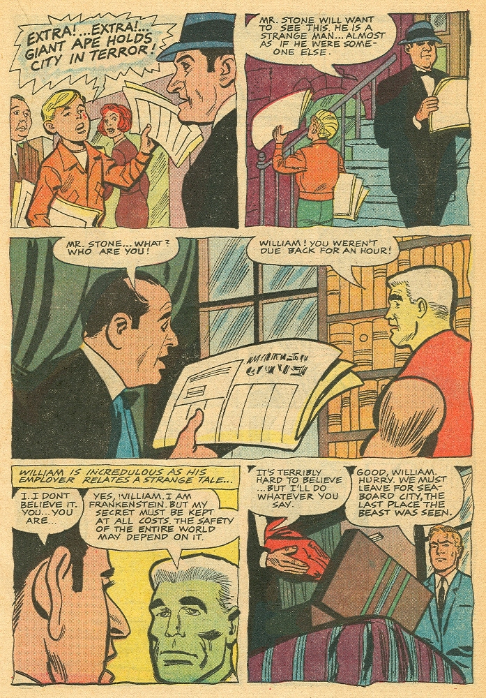 Read online Frankenstein (1964) comic -  Issue #2 - 19