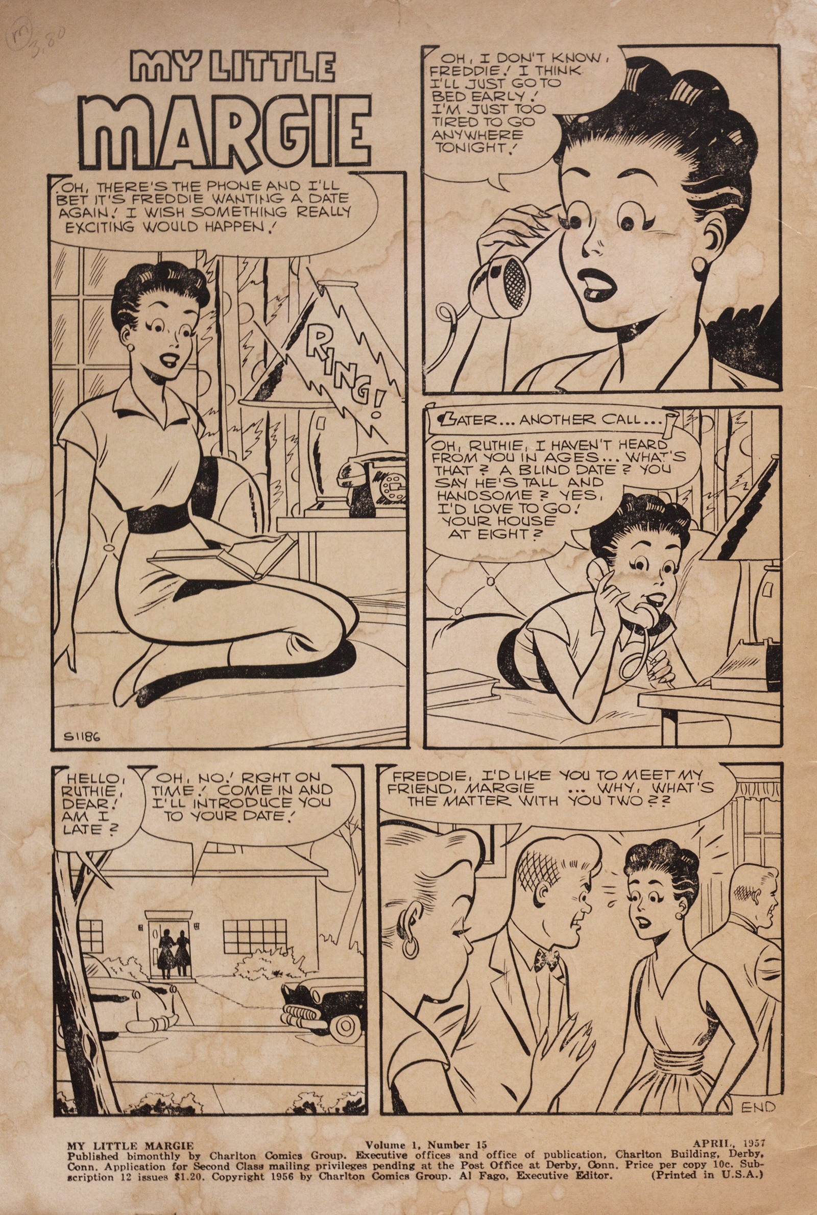 Read online My Little Margie (1954) comic -  Issue #15 - 2