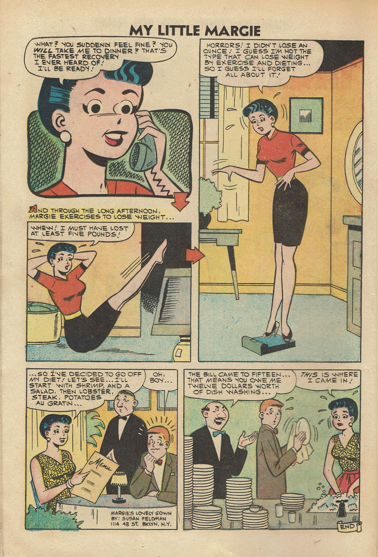 Read online My Little Margie (1954) comic -  Issue #33 - 12