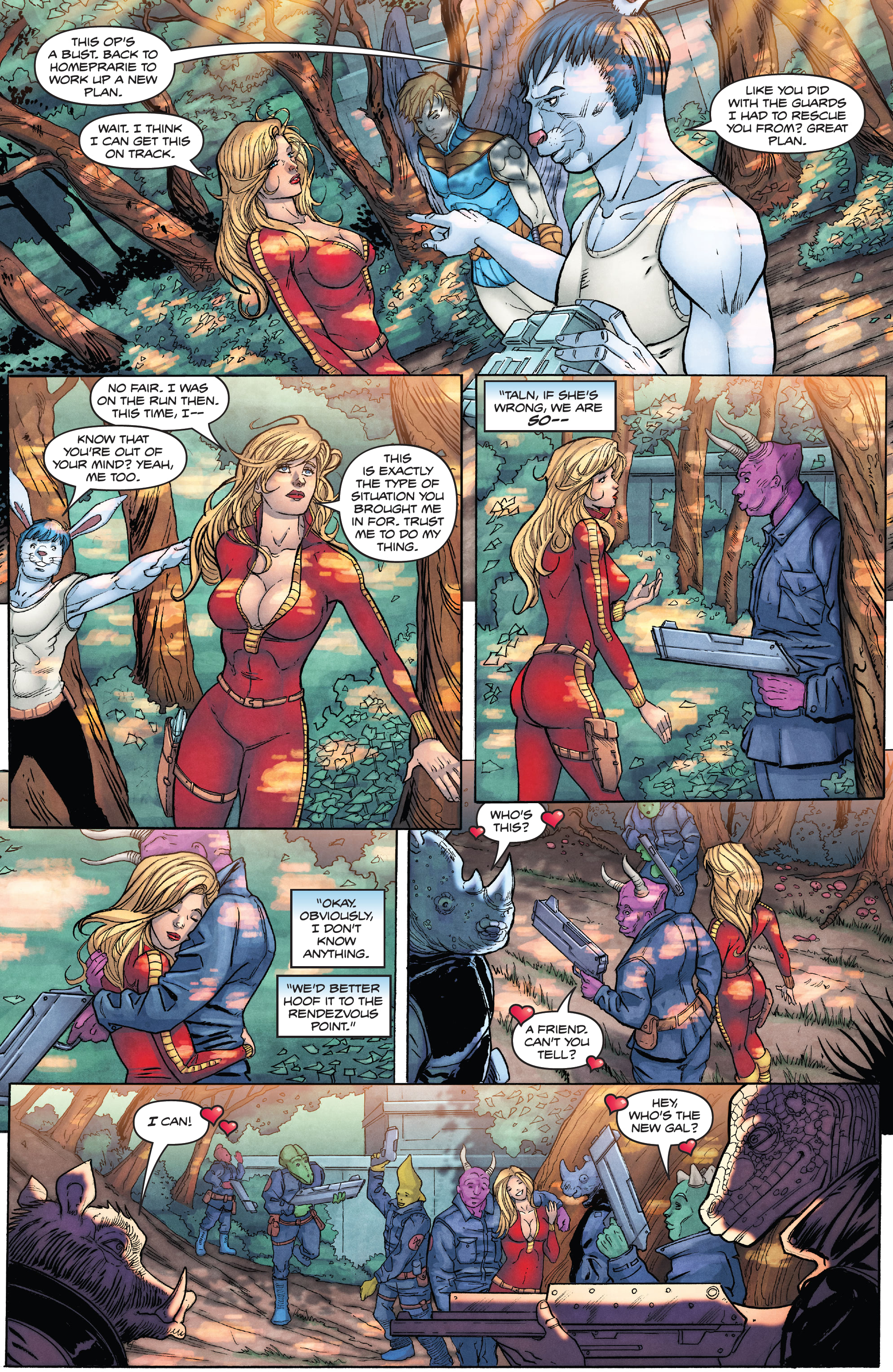 Read online Barbarella: The Center Cannot Hold comic -  Issue #3 - 14