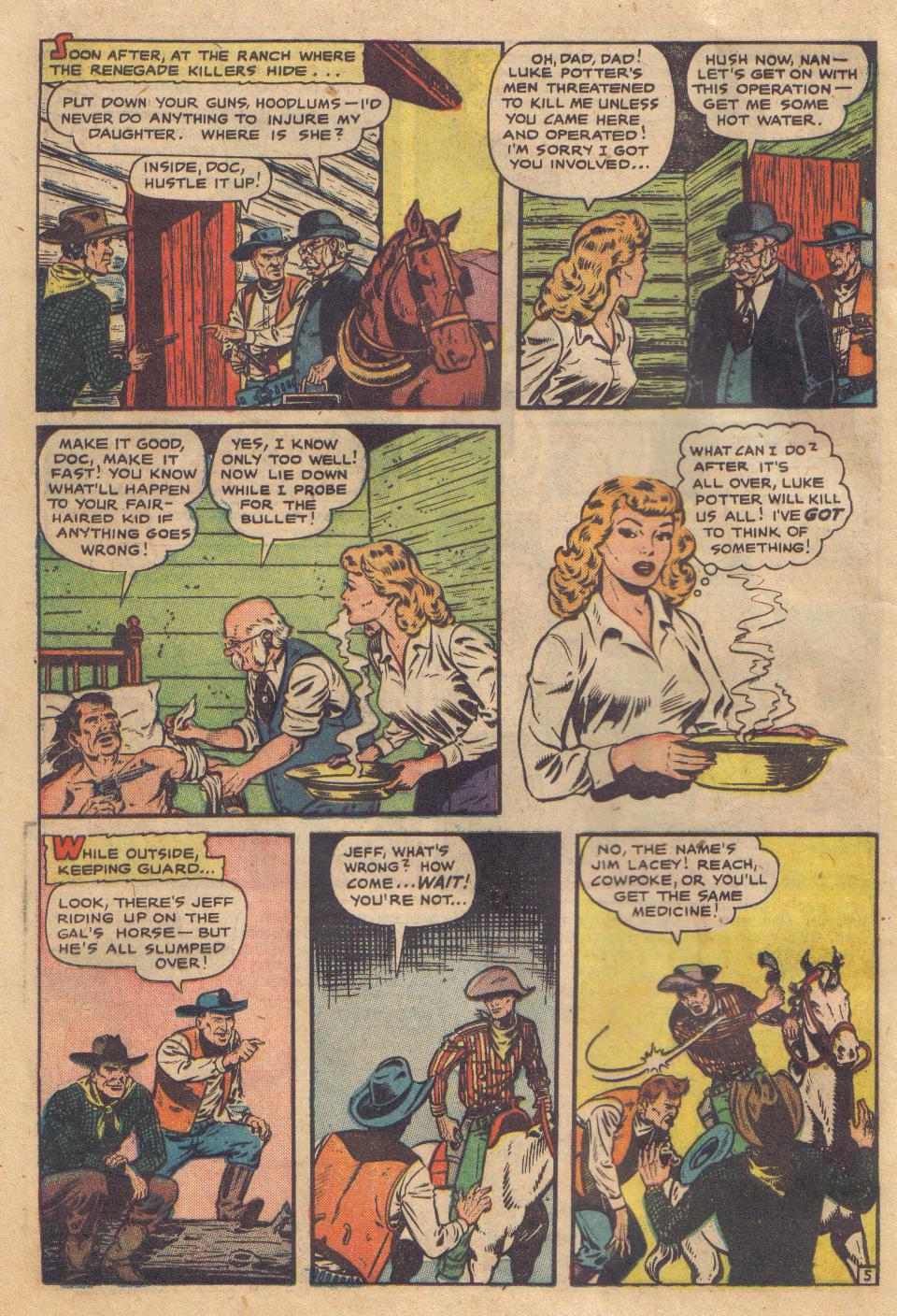 Read online Cowgirl Romances (1950) comic -  Issue #6 - 24