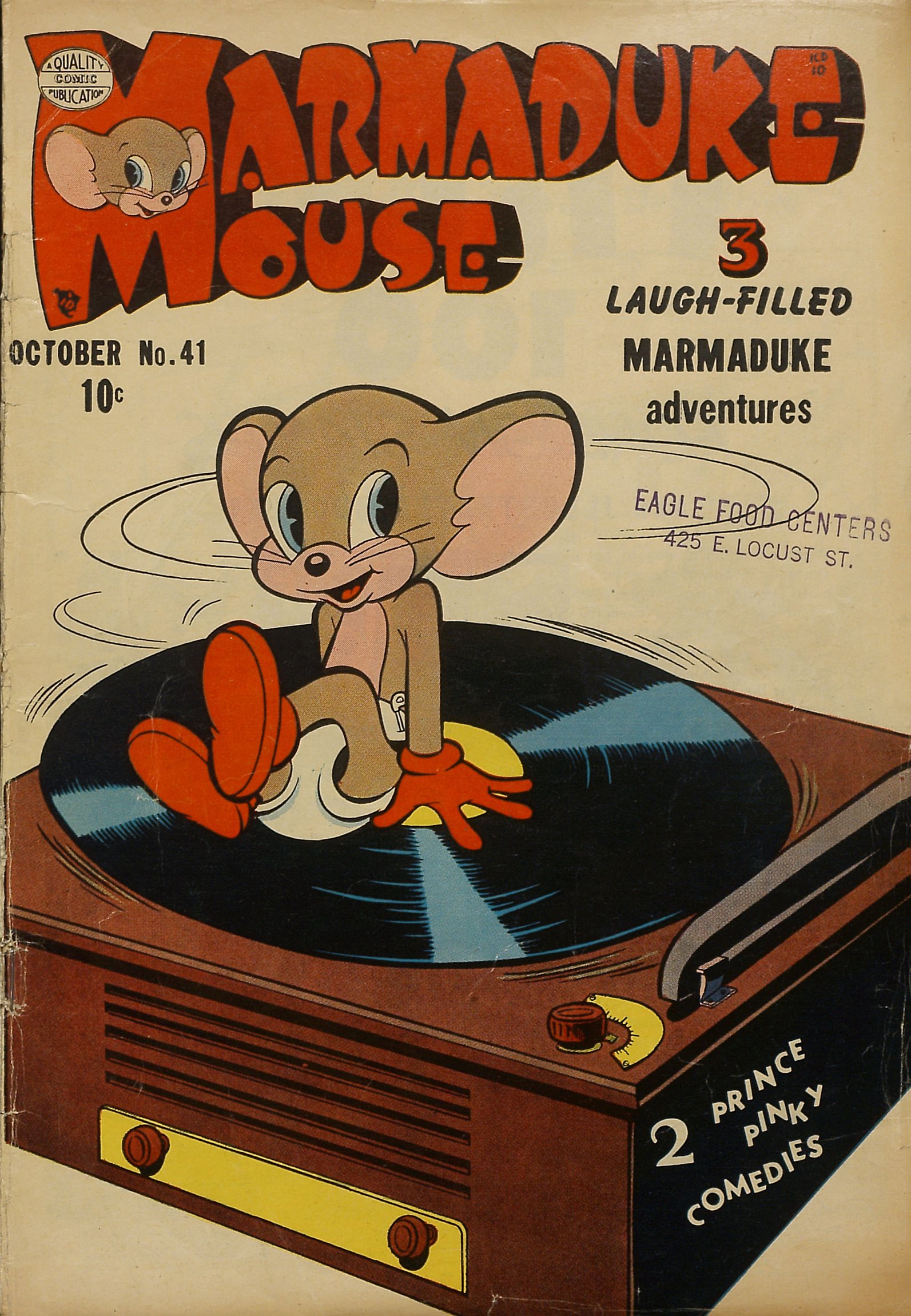 Read online Marmaduke Mouse comic -  Issue #41 - 1