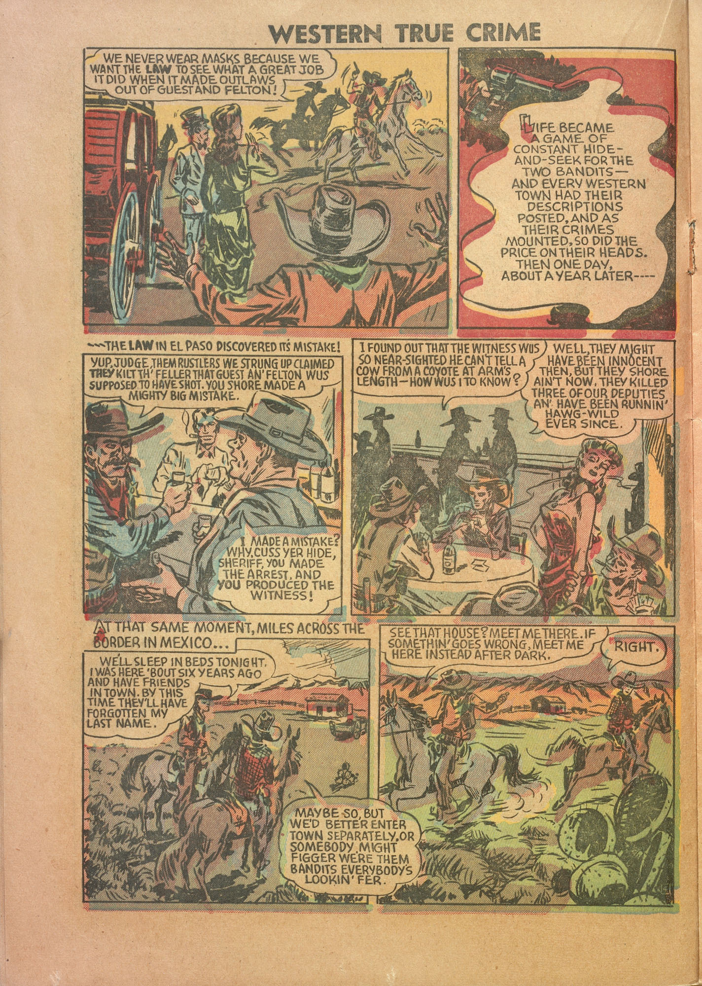 Read online Western True Crime comic -  Issue #1 - 16