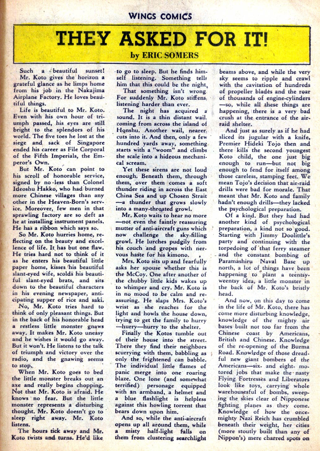 Read online Wings Comics comic -  Issue #42 - 49