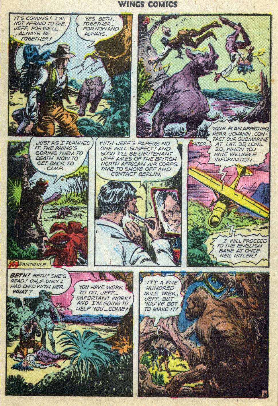 Read online Wings Comics comic -  Issue #78 - 44