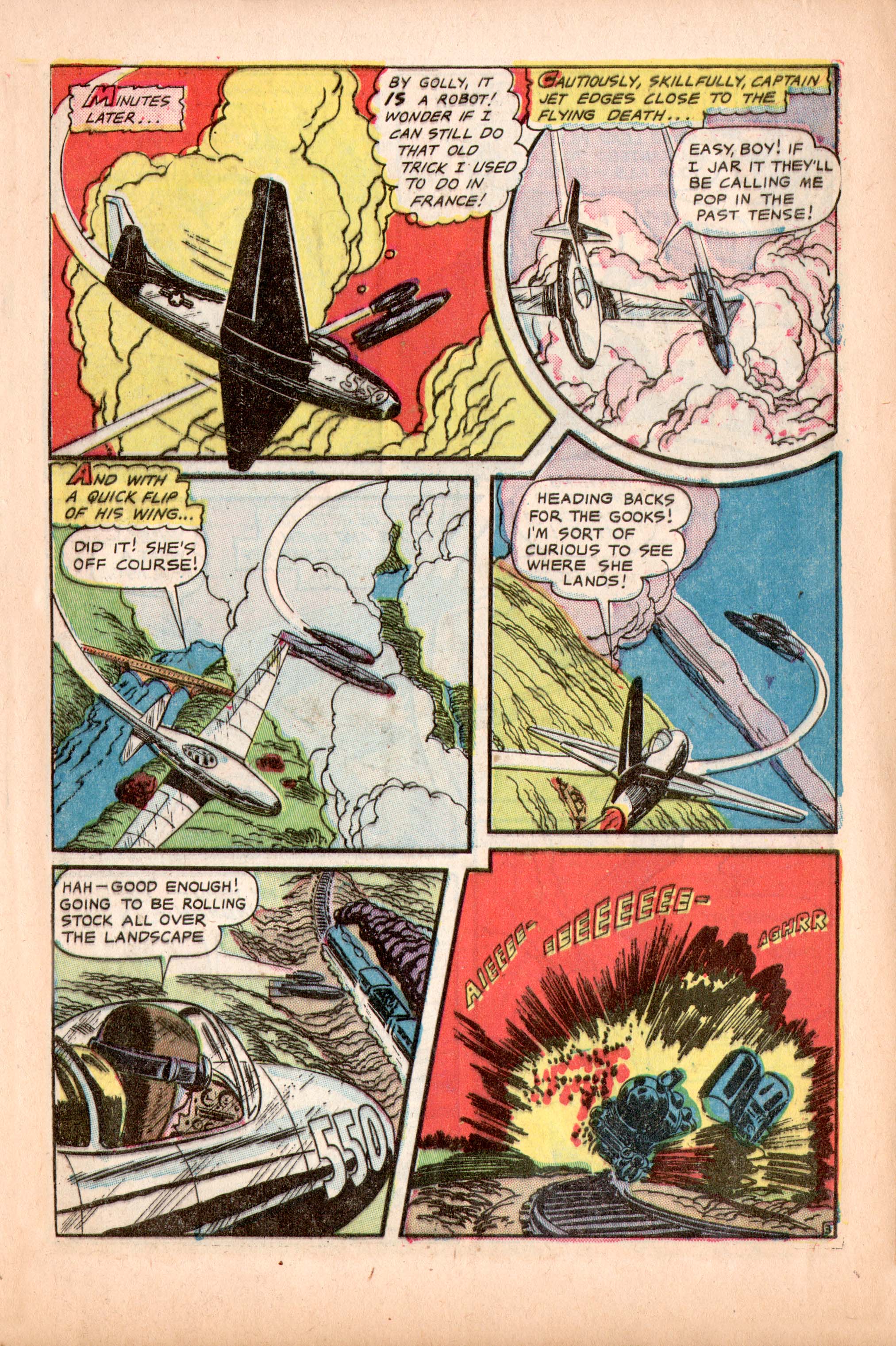 Read online Captain Jet comic -  Issue #4 - 5