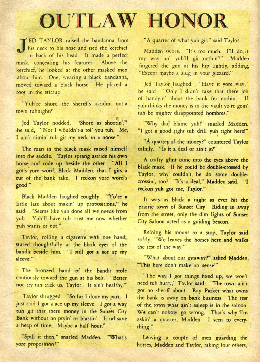 Read online Western Outlaws (1948) comic -  Issue #18 - 23