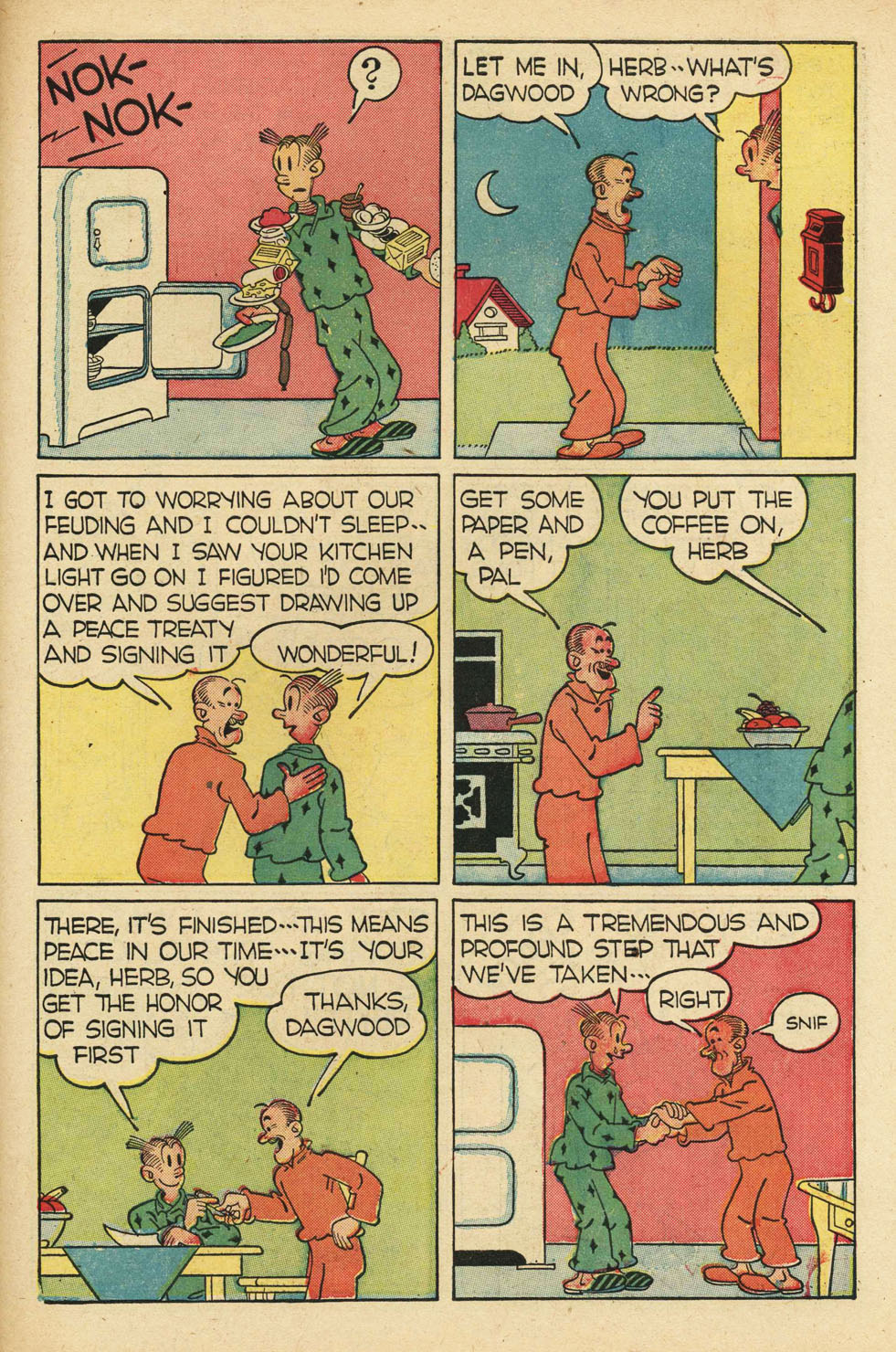 Read online Blondie Comics (1947) comic -  Issue #6 - 30