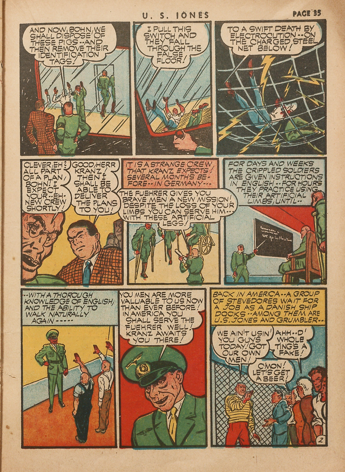 Read online U.S. Jones comic -  Issue #1 - 35