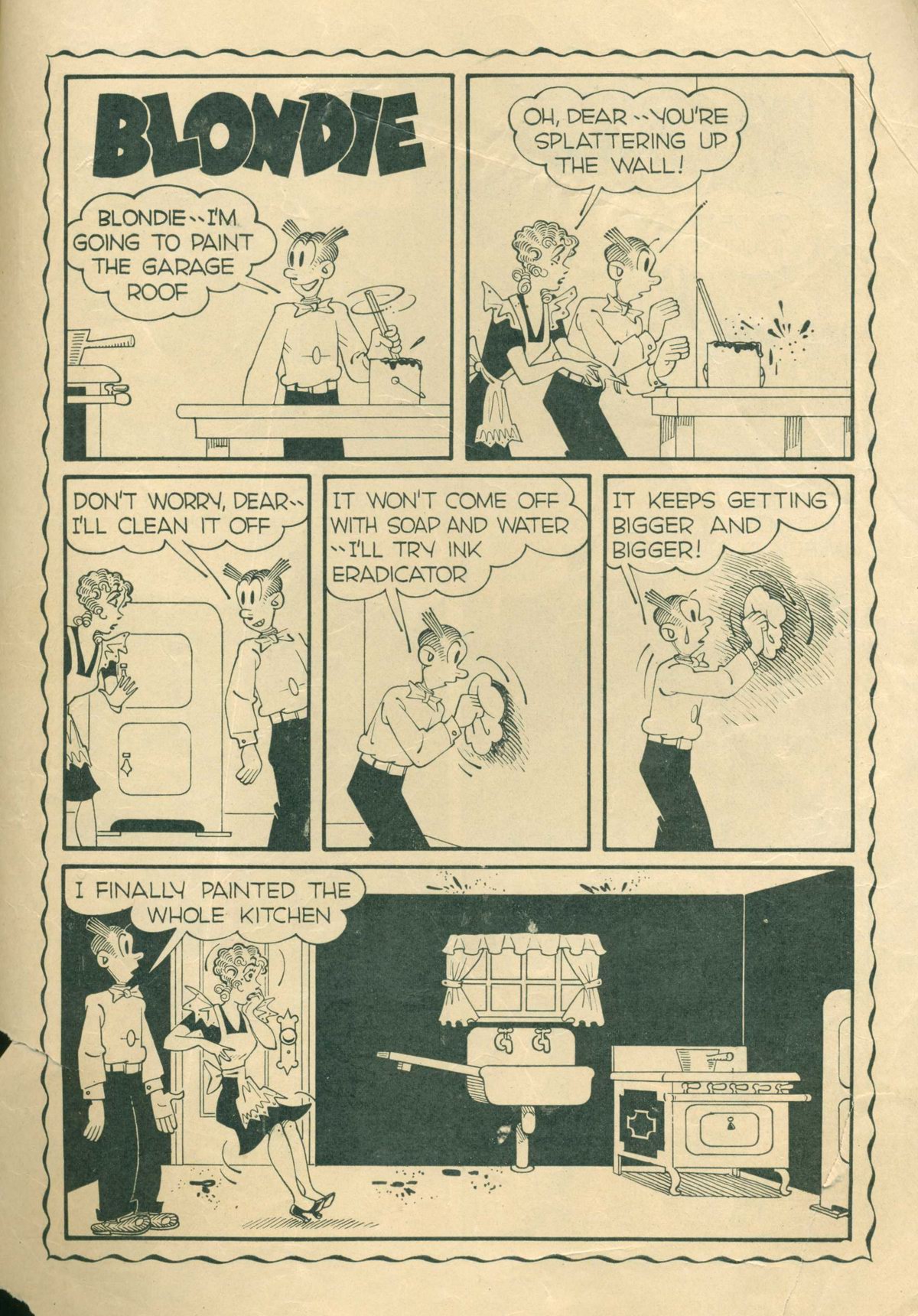 Read online Blondie Comics (1947) comic -  Issue #2 - 35