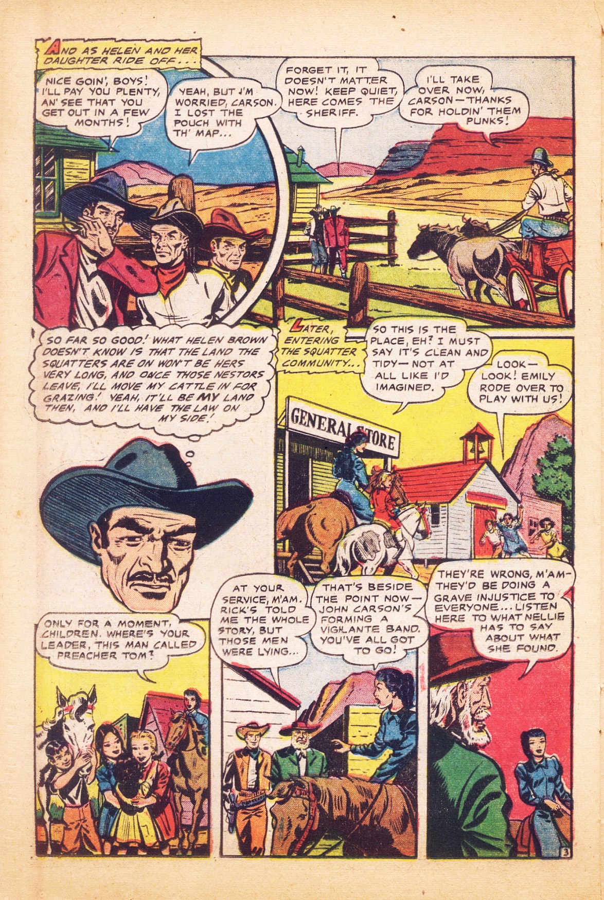 Read online Cowgirl Romances (1950) comic -  Issue #9 - 22