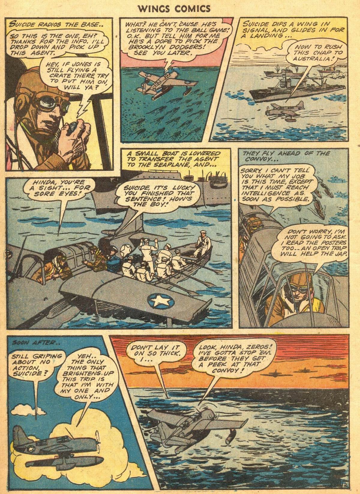 Read online Wings Comics comic -  Issue #35 - 16