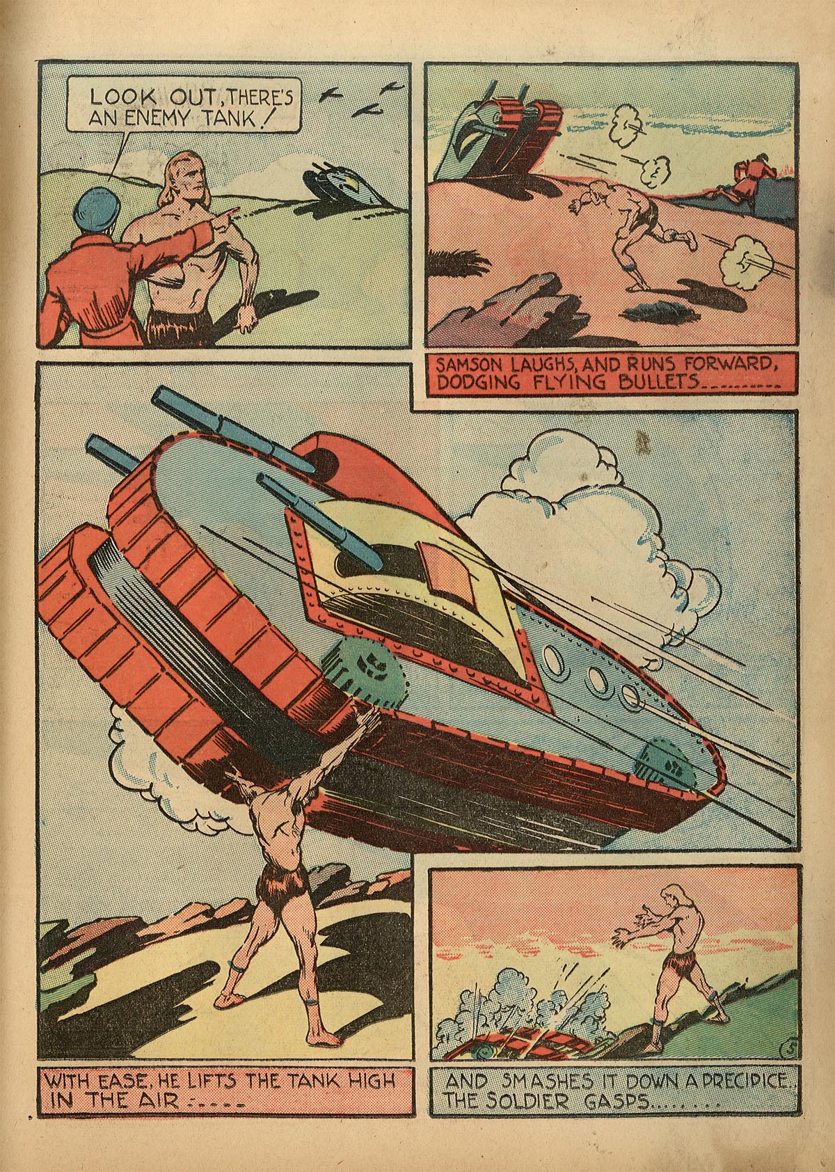 Read online Samson (1940) comic -  Issue #1 - 22