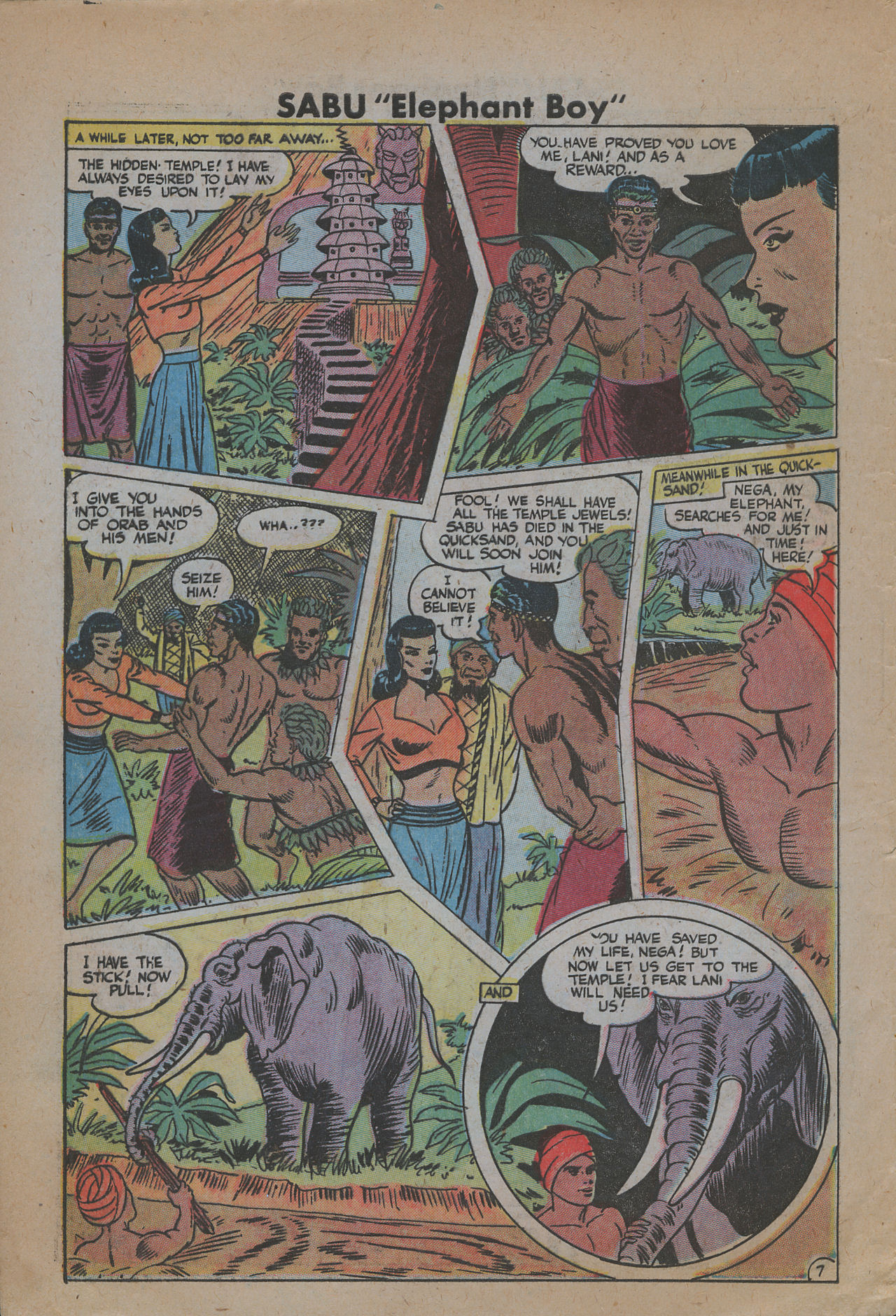 Read online Sabu: Elephant Boy comic -  Issue #2 - 8