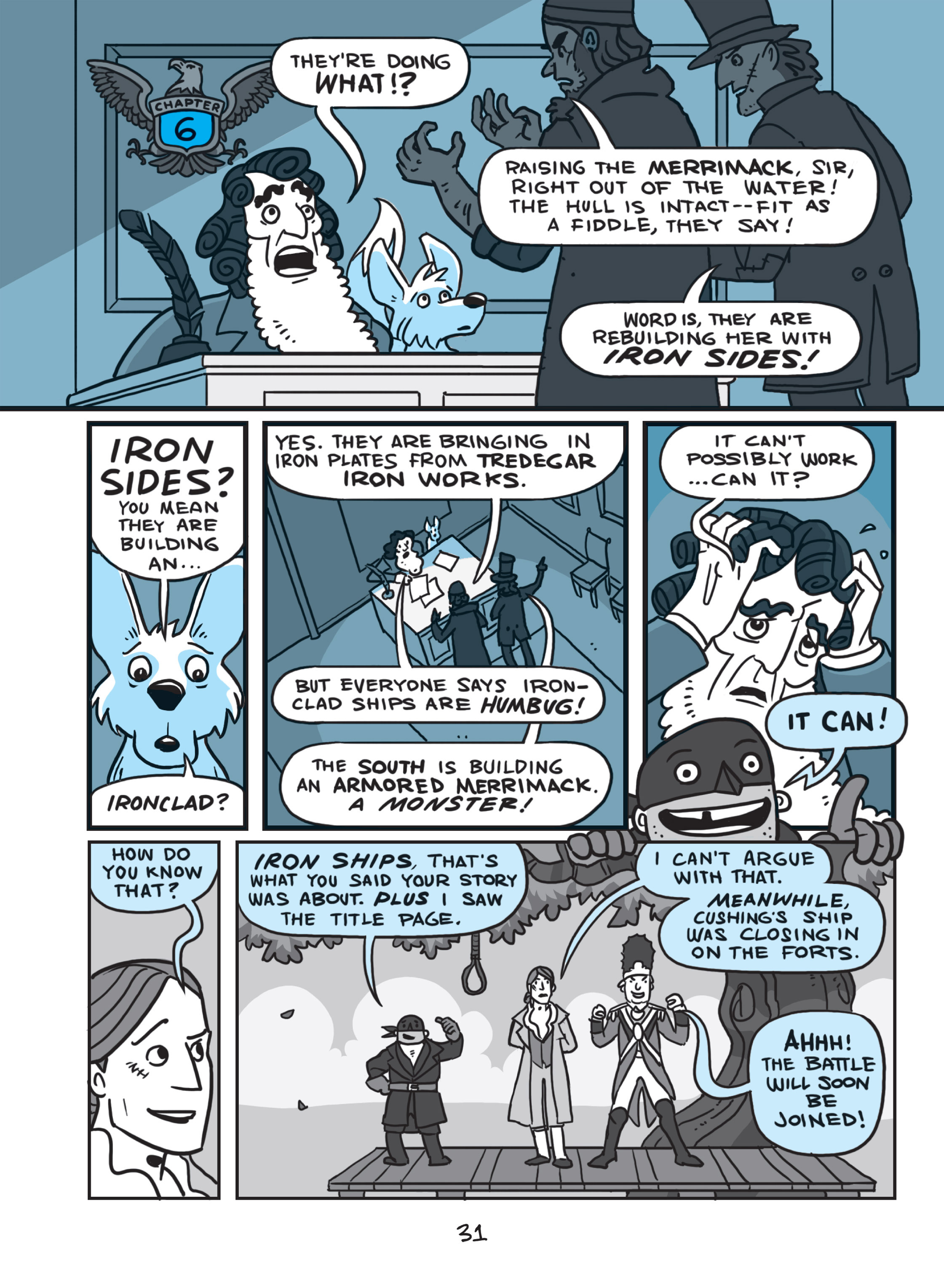 Read online Nathan Hale's Hazardous Tales comic -  Issue # TPB 2 - 33