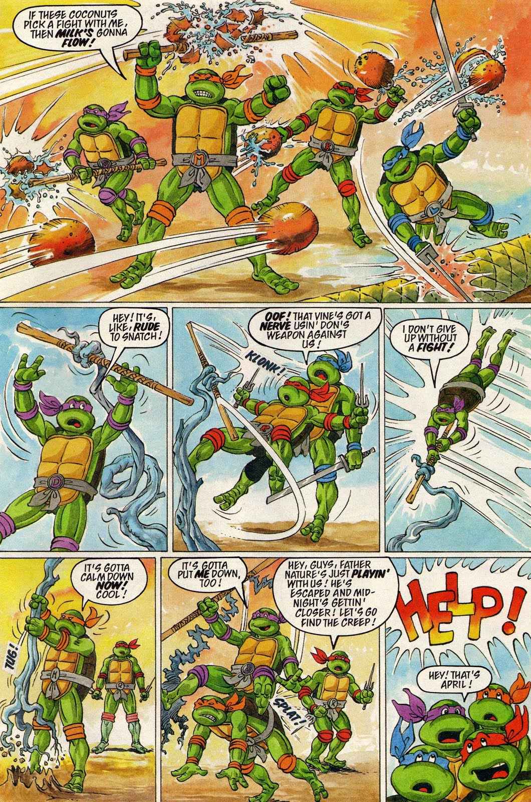 Read online Teenage Mutant Hero Turtles Adventures comic -  Issue #21 - 25