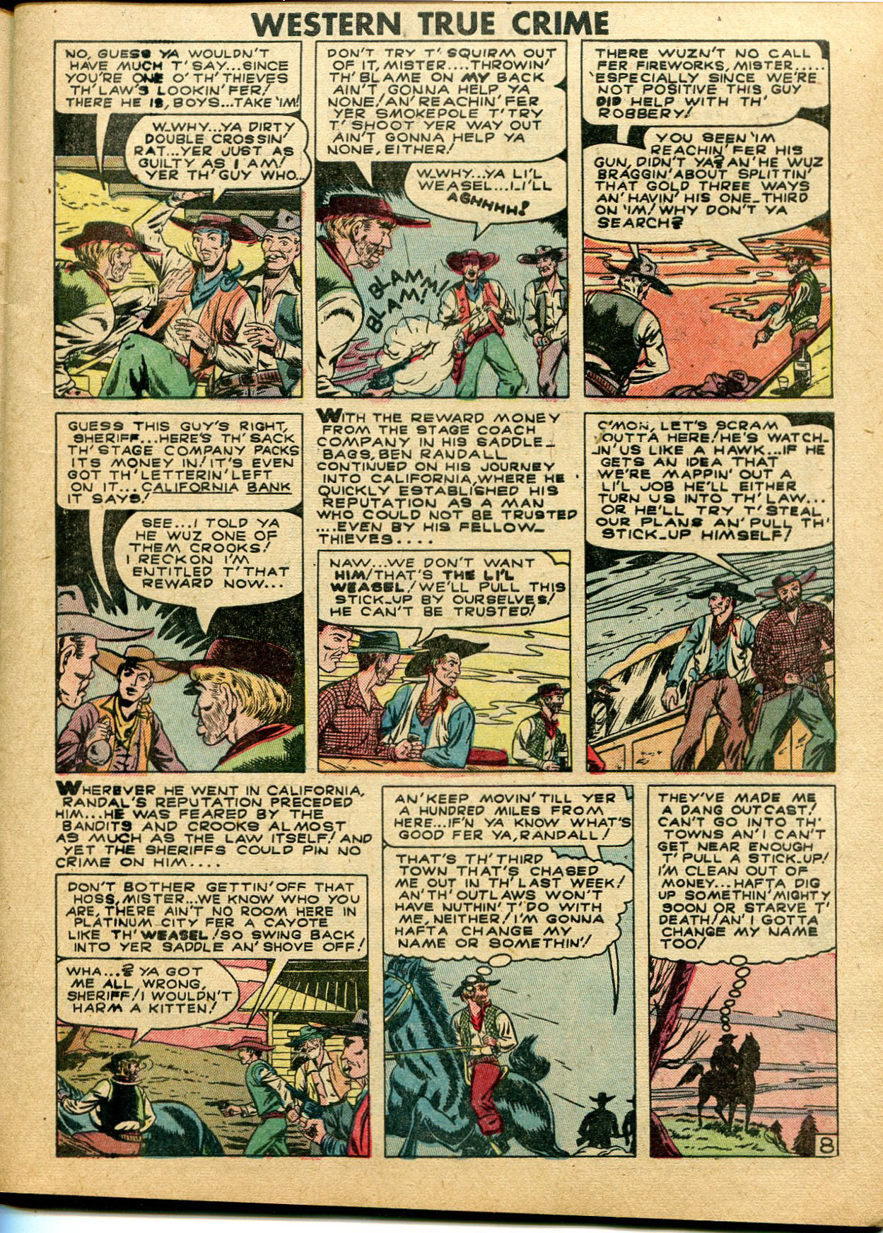 Read online Western True Crime comic -  Issue #5 - 9