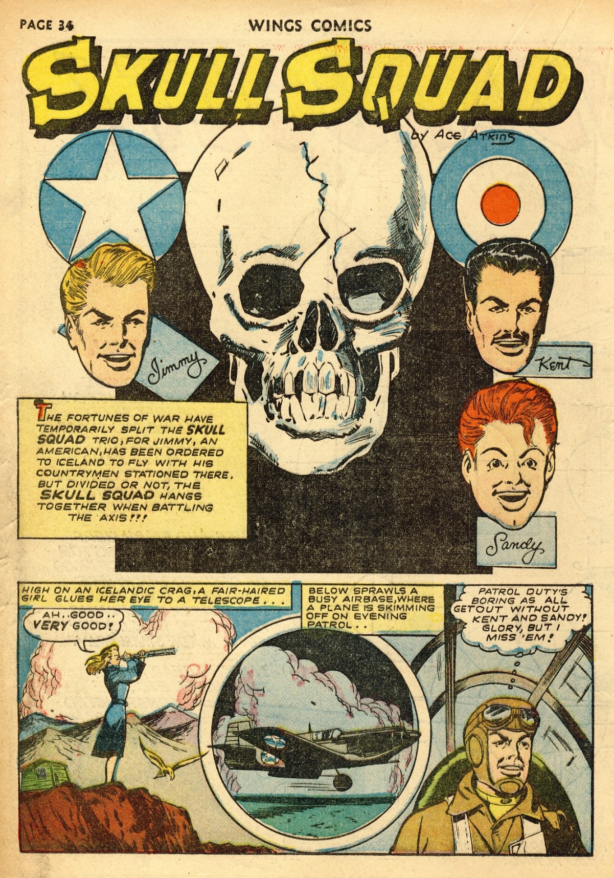 Read online Wings Comics comic -  Issue #29 - 36