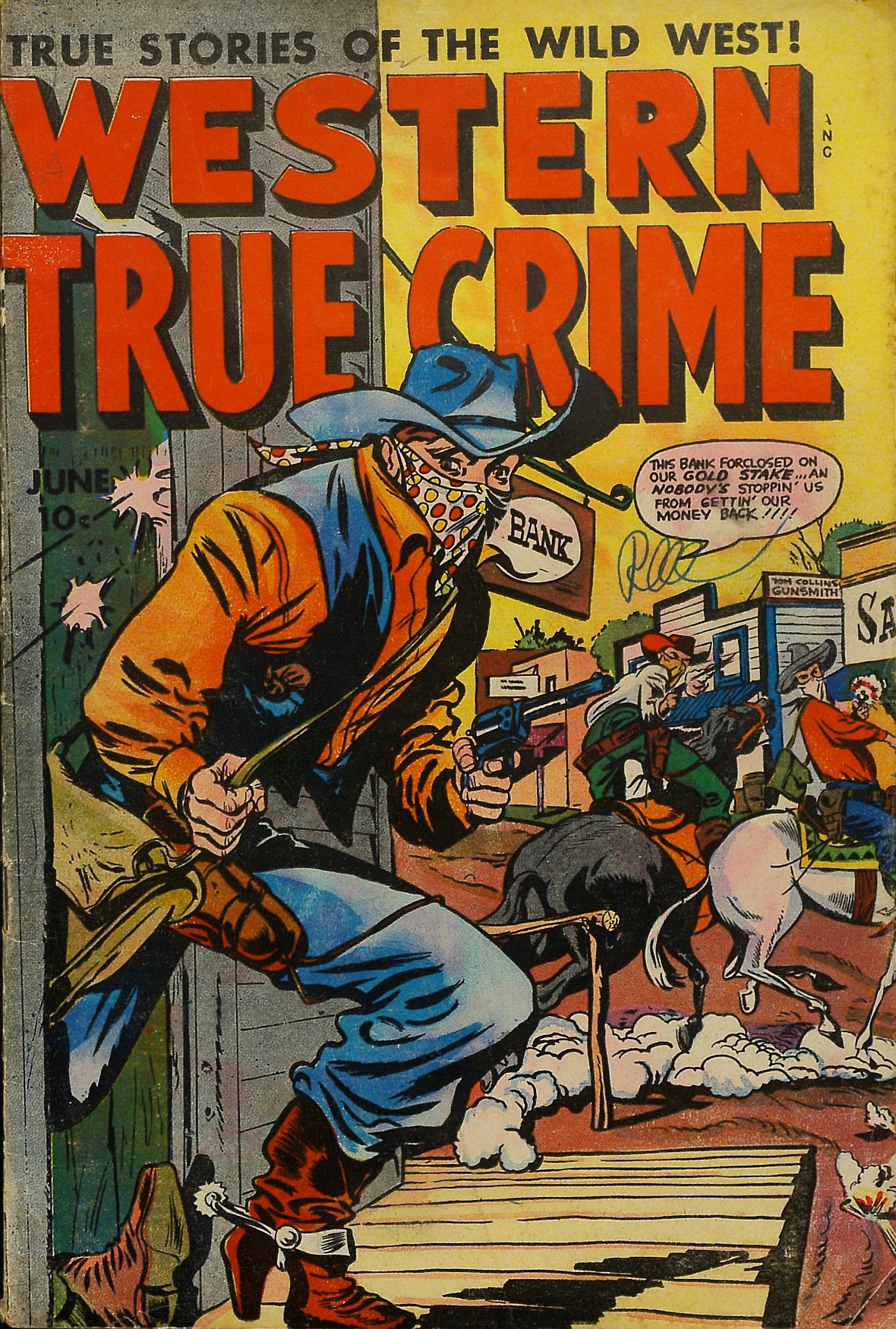 Read online Western True Crime comic -  Issue #6 - 1