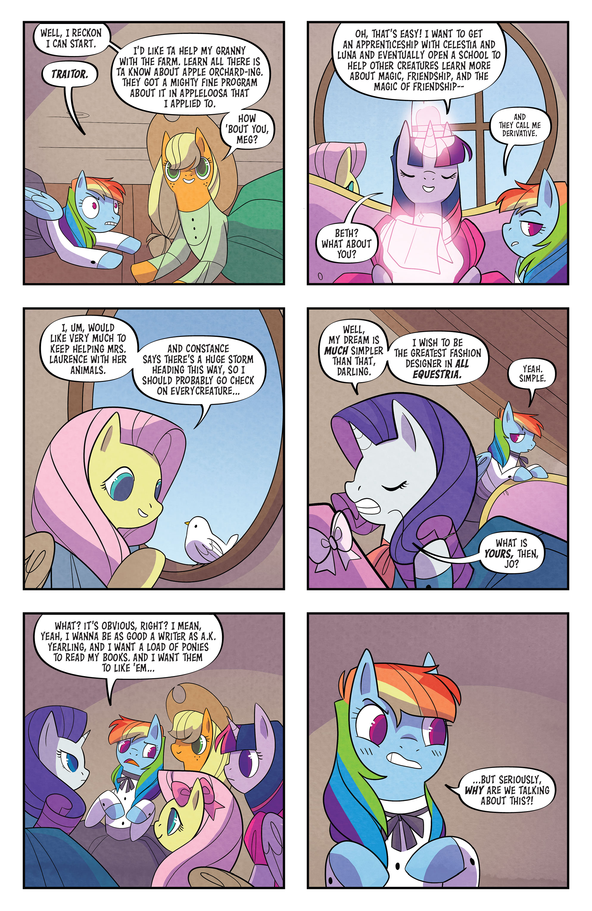 Read online My Little Pony: Classics Reimagined - Little Fillies comic -  Issue #3 - 4