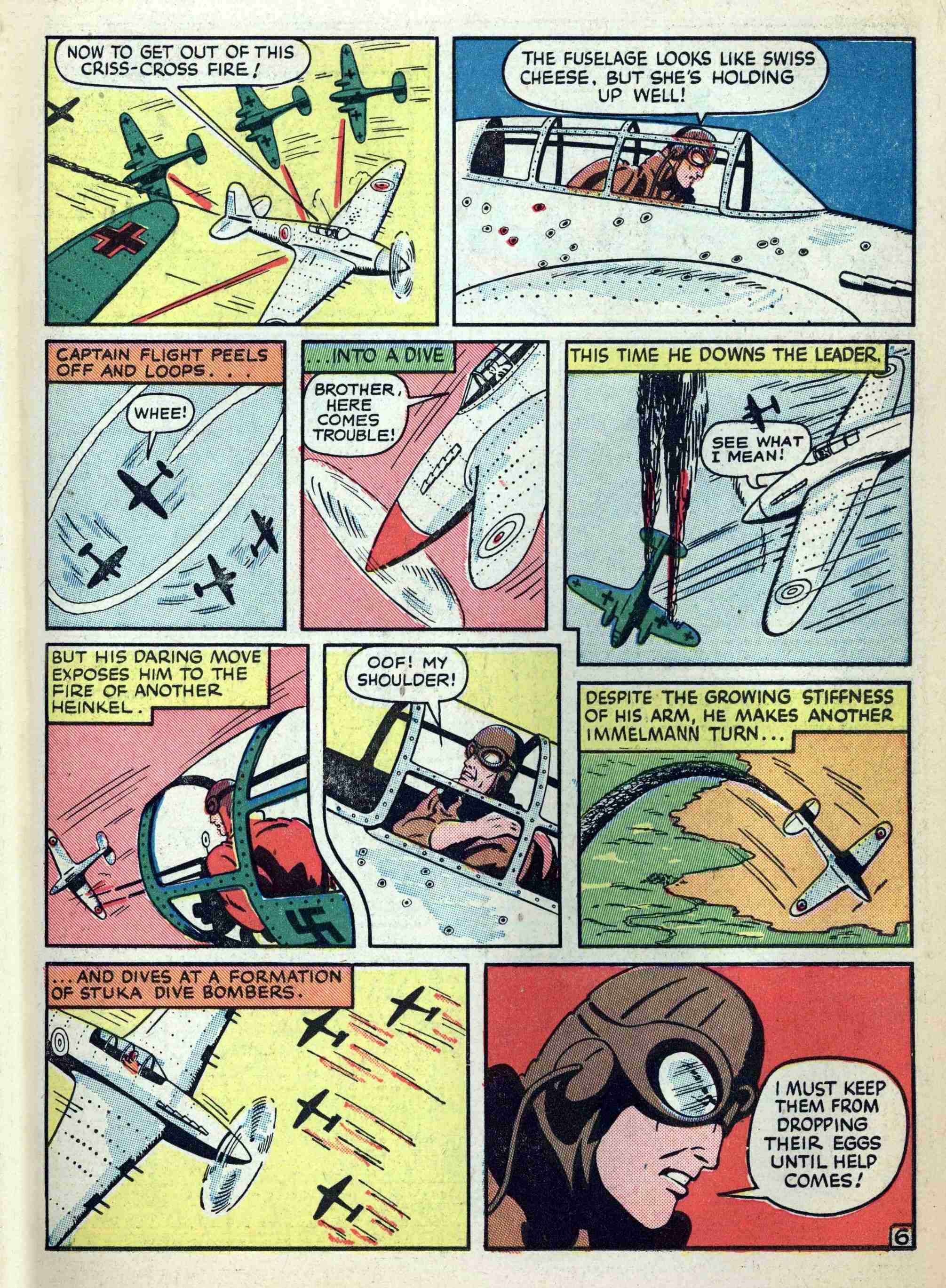 Read online Captain Flight Comics comic -  Issue #4 - 15