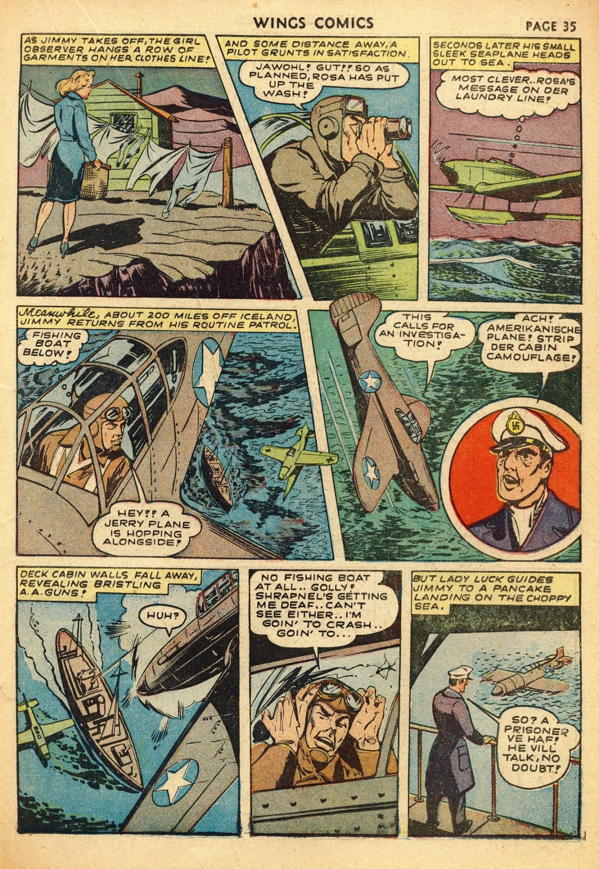 Read online Wings Comics comic -  Issue #29 - 37