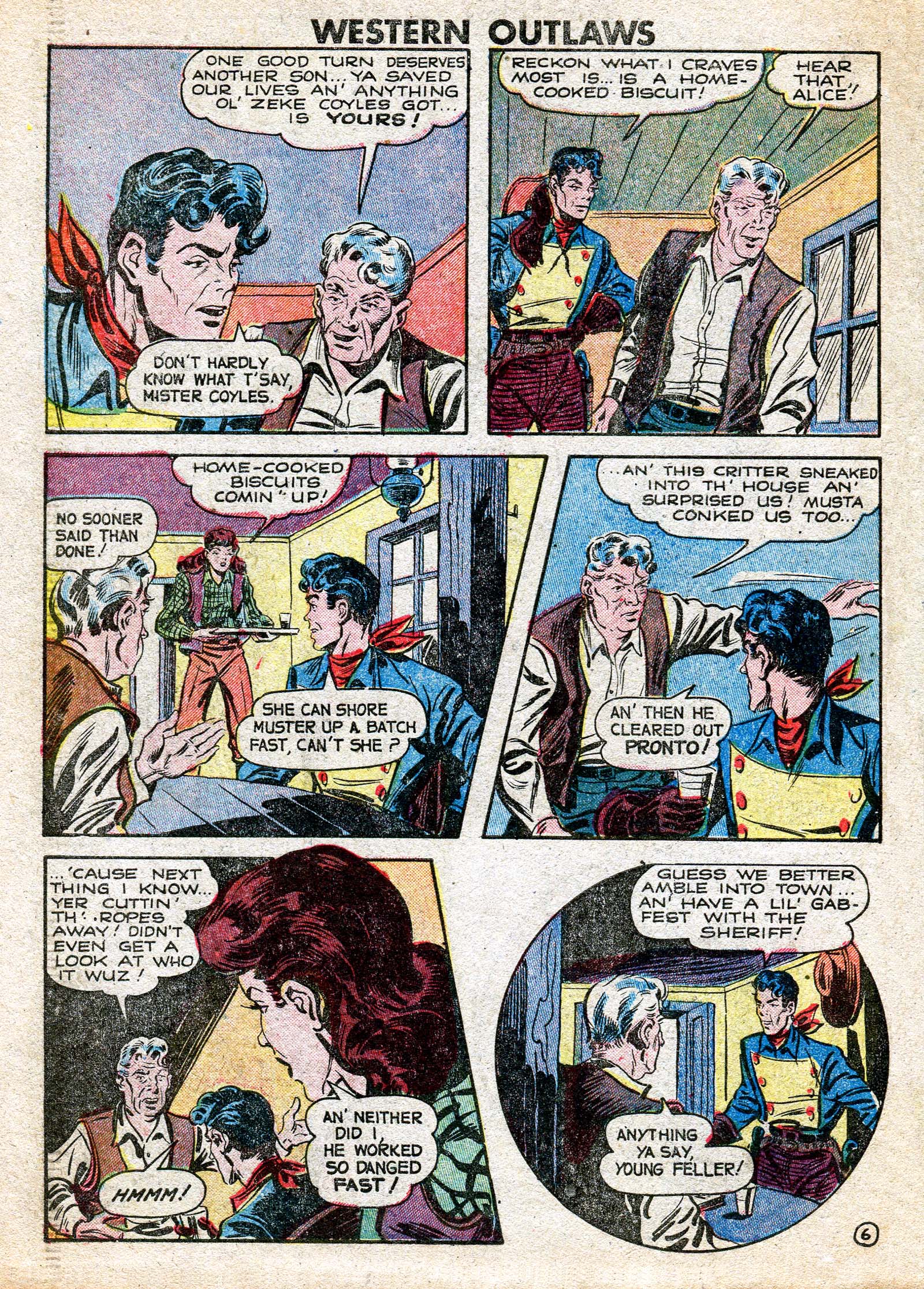 Read online Western Outlaws (1948) comic -  Issue #19 - 29