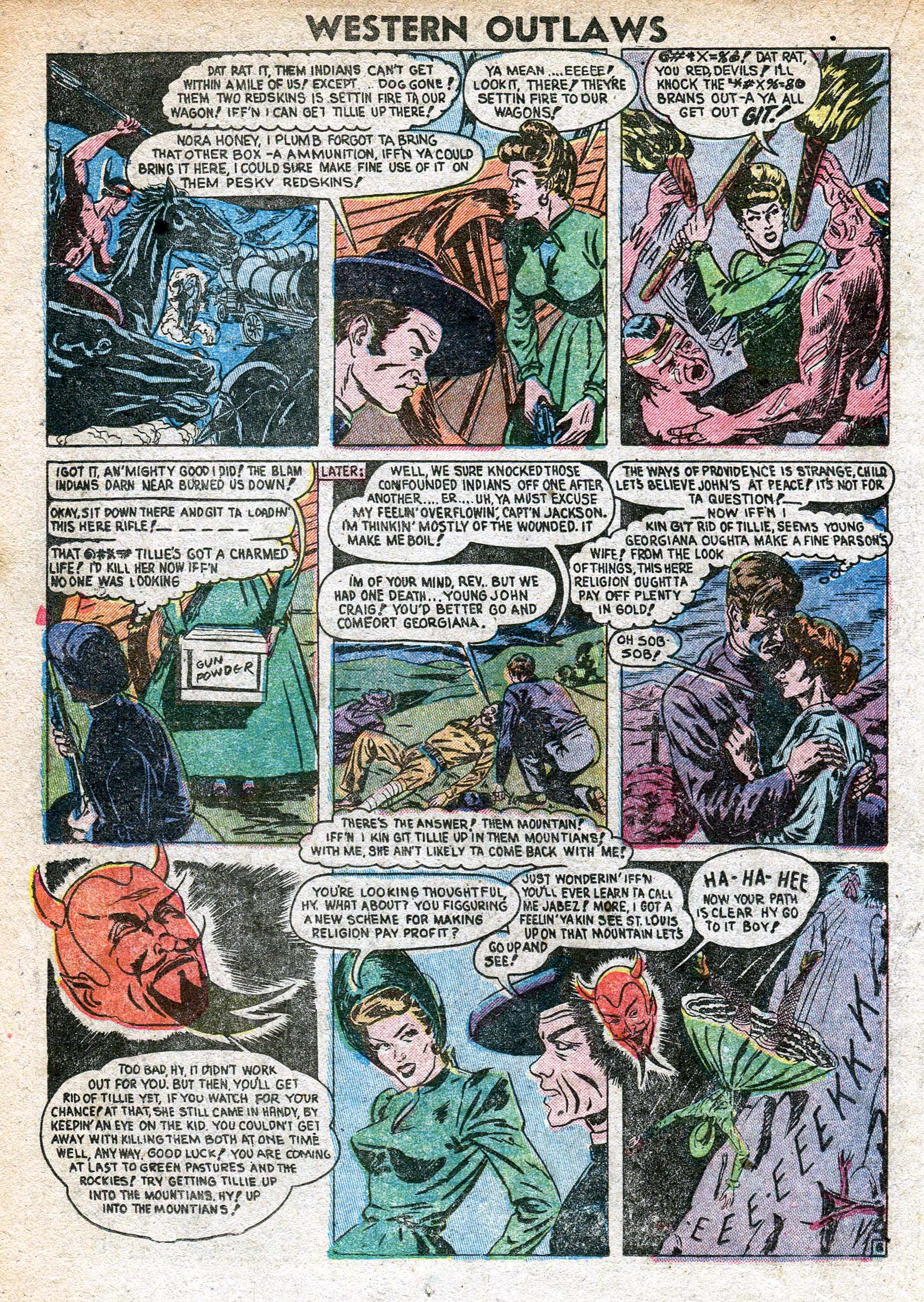 Read online Western Outlaws (1948) comic -  Issue #19 - 17