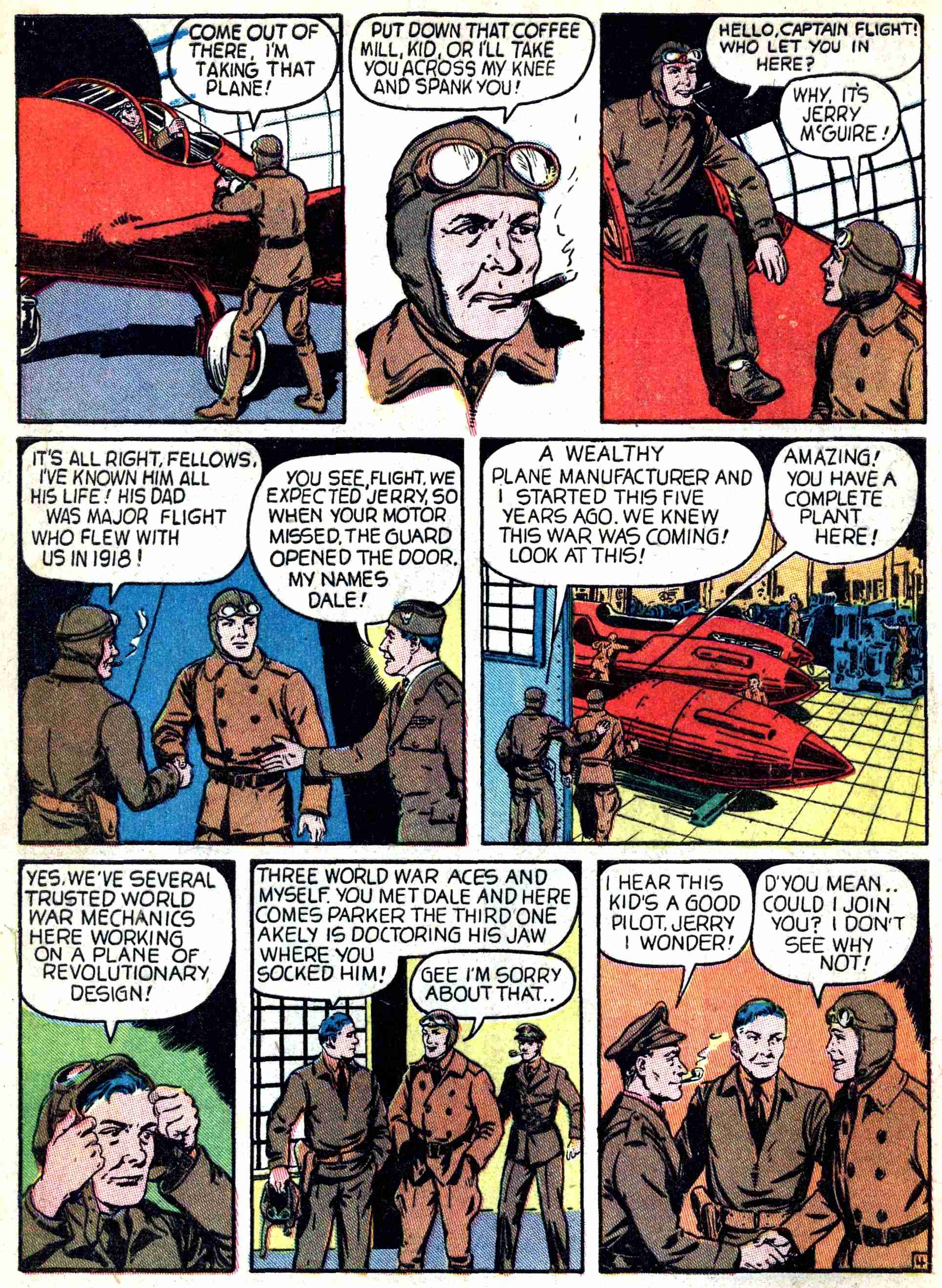 Read online Captain Flight Comics comic -  Issue #5 - 5