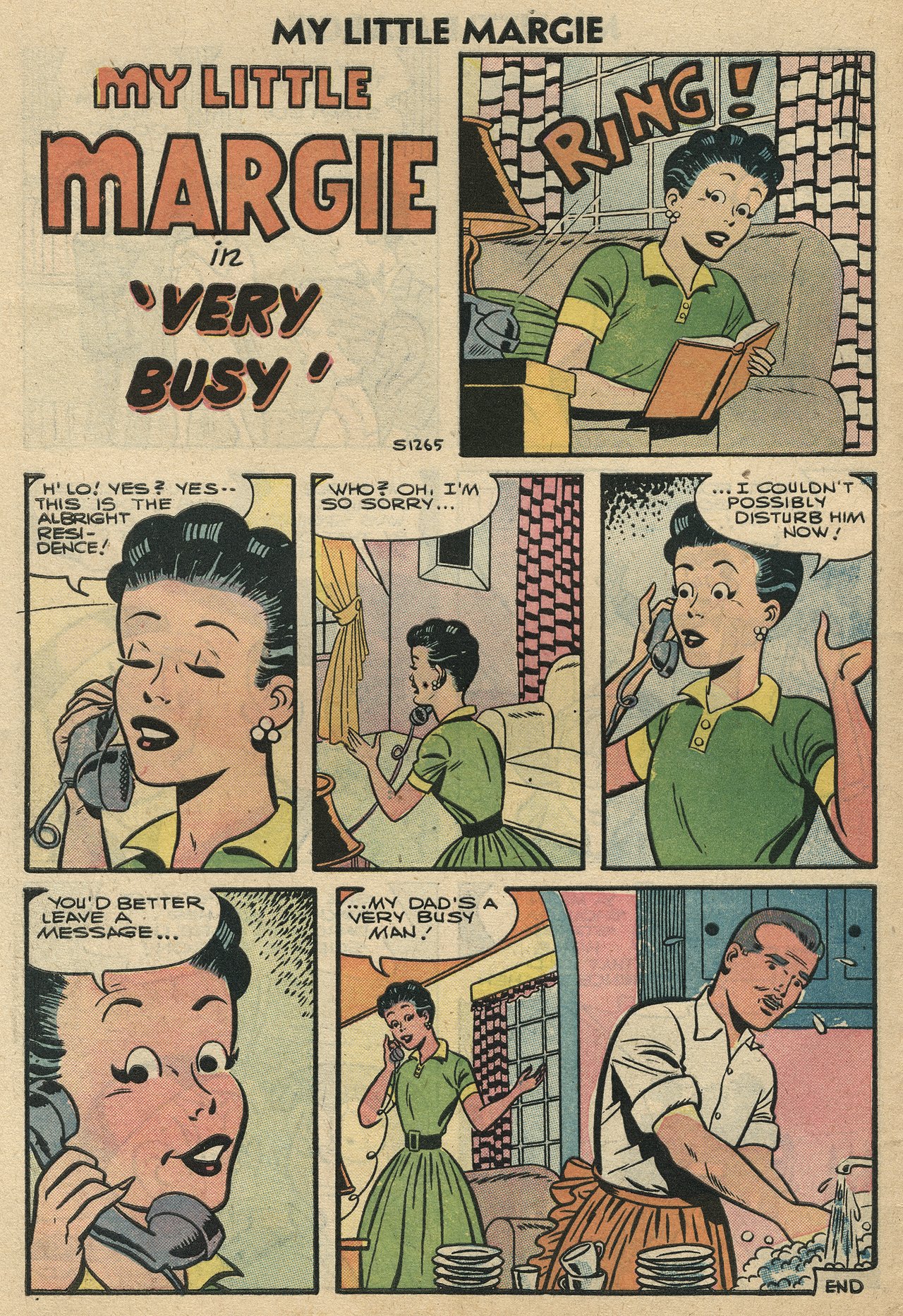 Read online My Little Margie (1954) comic -  Issue #14 - 34